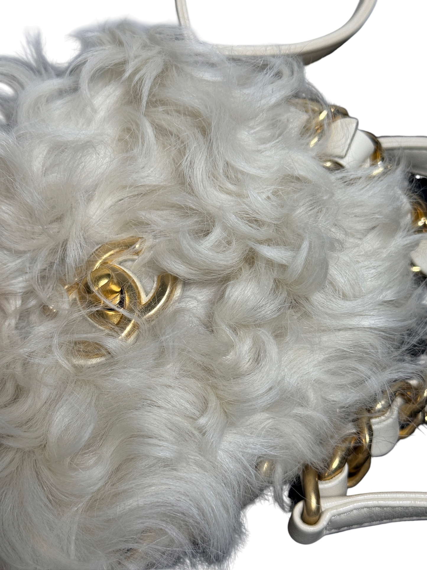 Chanel Mongolian Wool Fur Mini Crossbody GHW