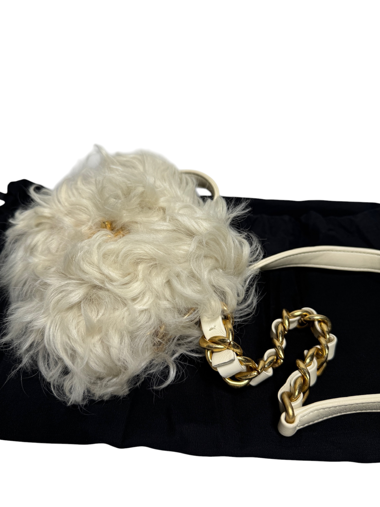 Chanel Mongolian Wool Fur Mini Crossbody GHW