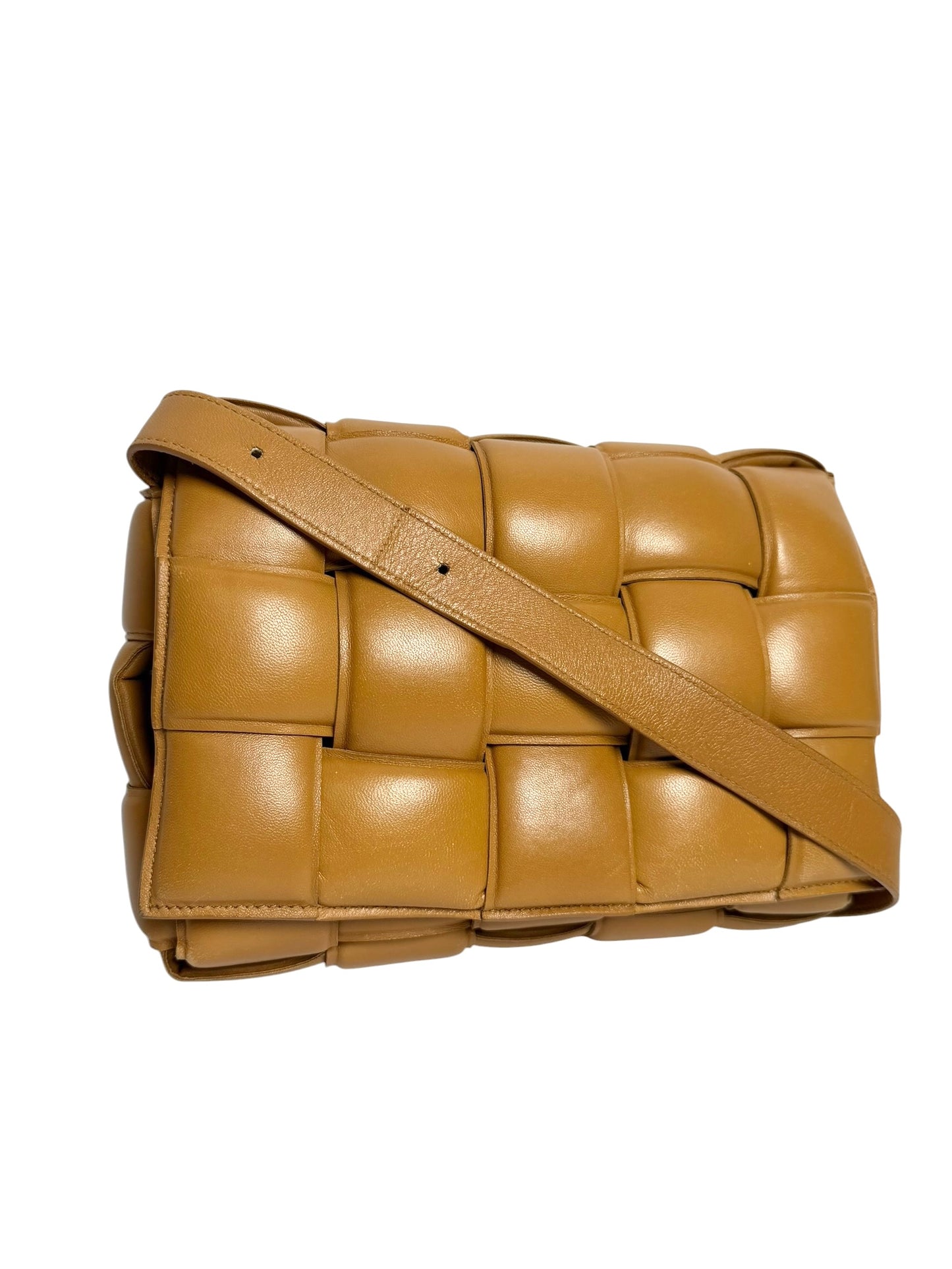 Bottega Veneta Brown Intreccio Leather Woven Bag