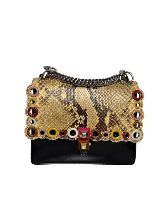 Fendi Mini Python Eyelet Kan  T8100