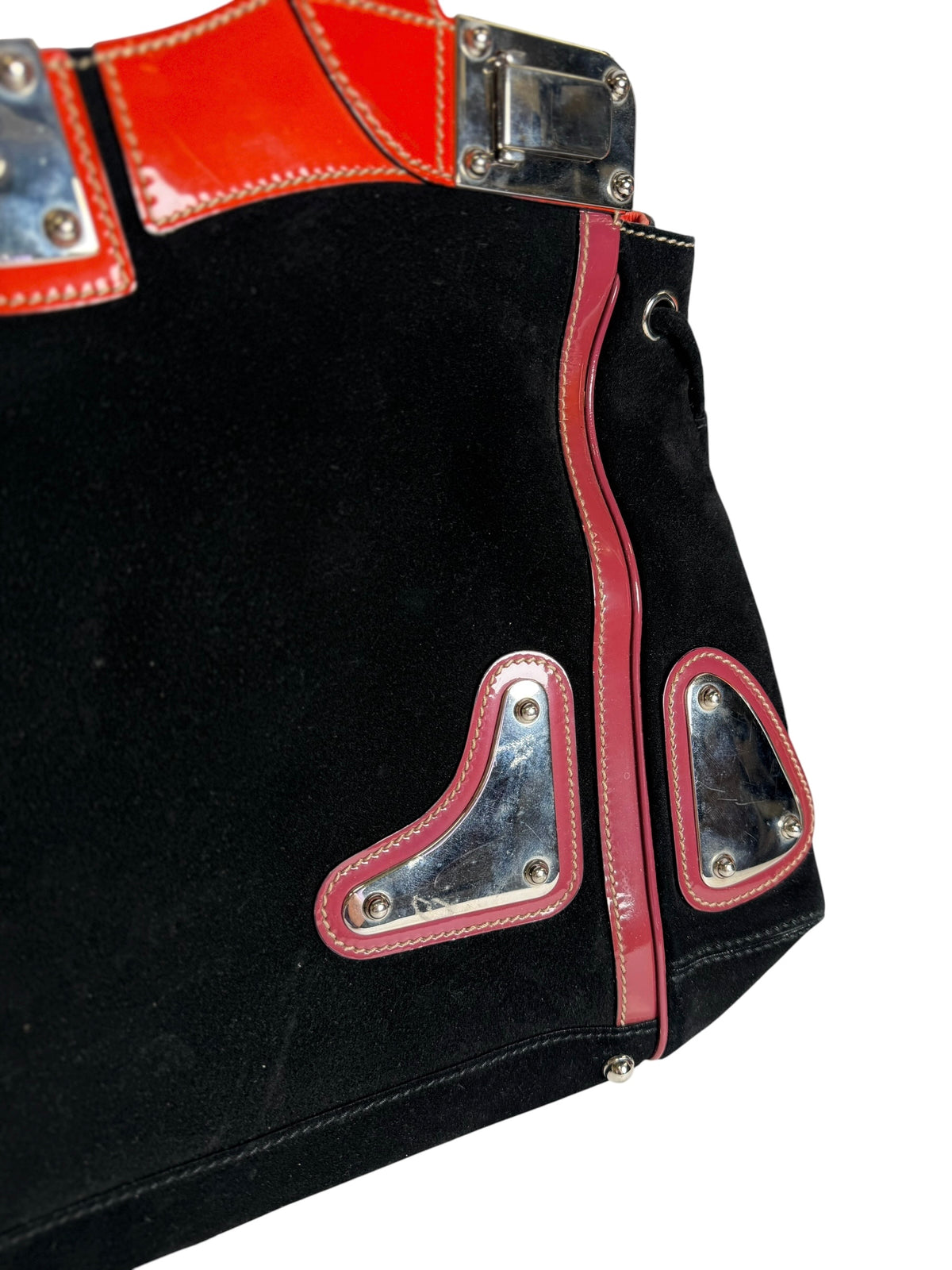 Gucci Suede Race Tote T6815