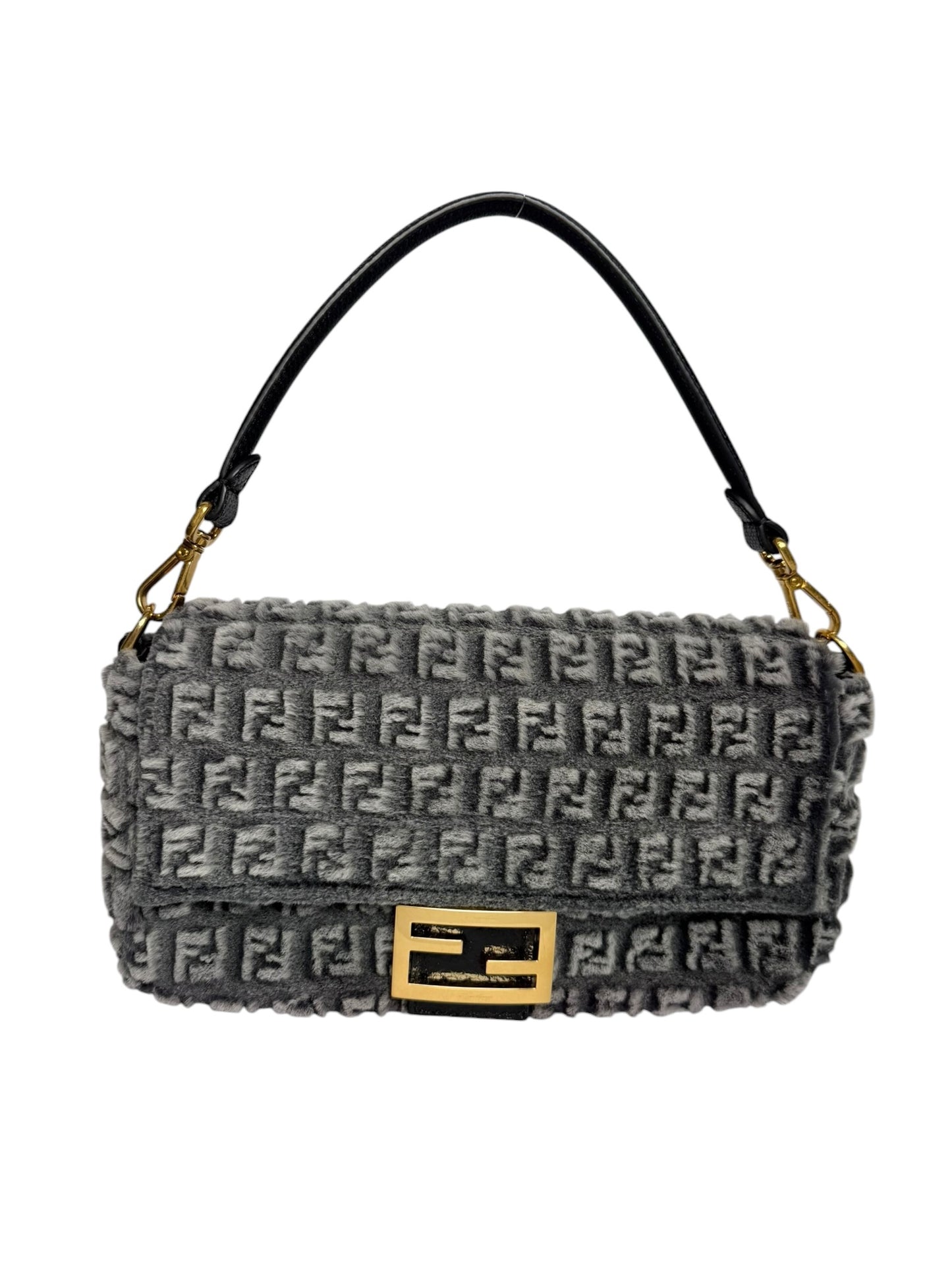 Fendi Baguette Grey Mink Medium