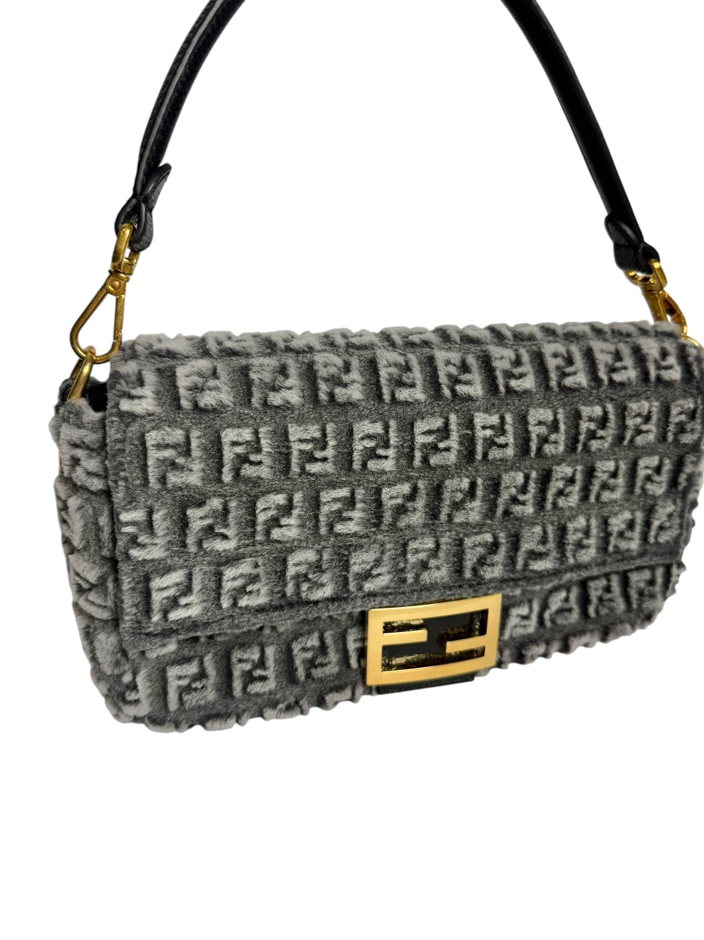 Fendi Baguette Grey Mink Medium