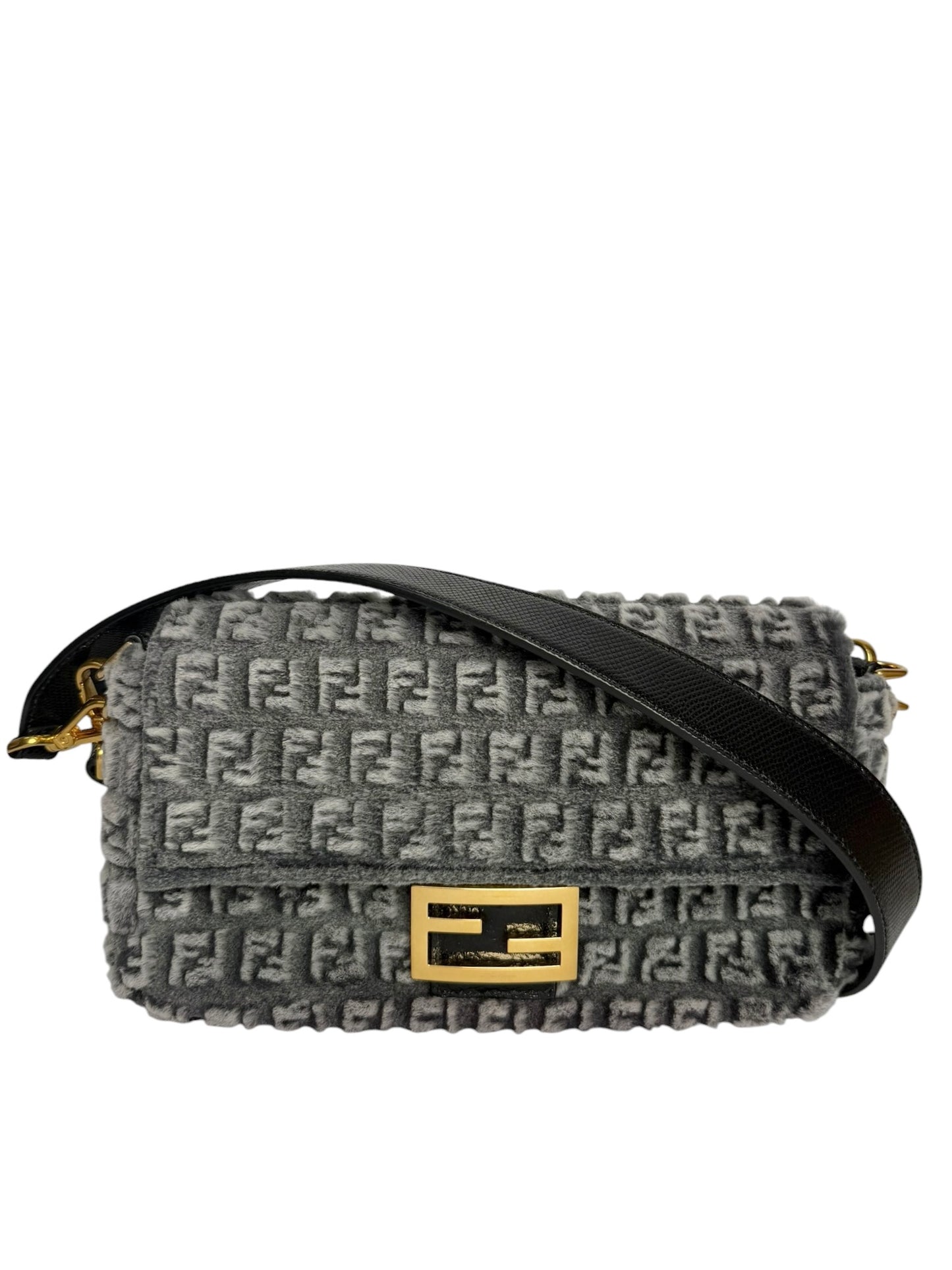 Fendi Baguette Grey Mink Medium
