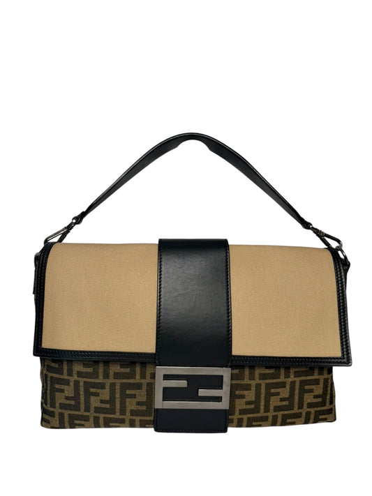 Fendi Beige Zucca Canvas Convertible Belt Bag T8137