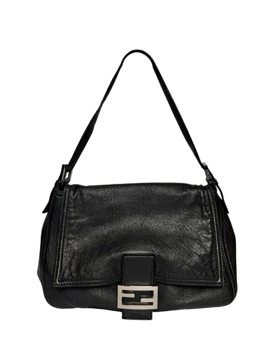 Fendi Black Leather Mamma T8149