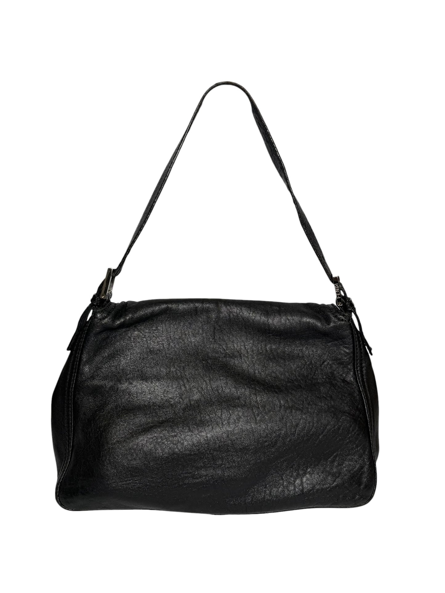 Fendi Black Leather Mamma