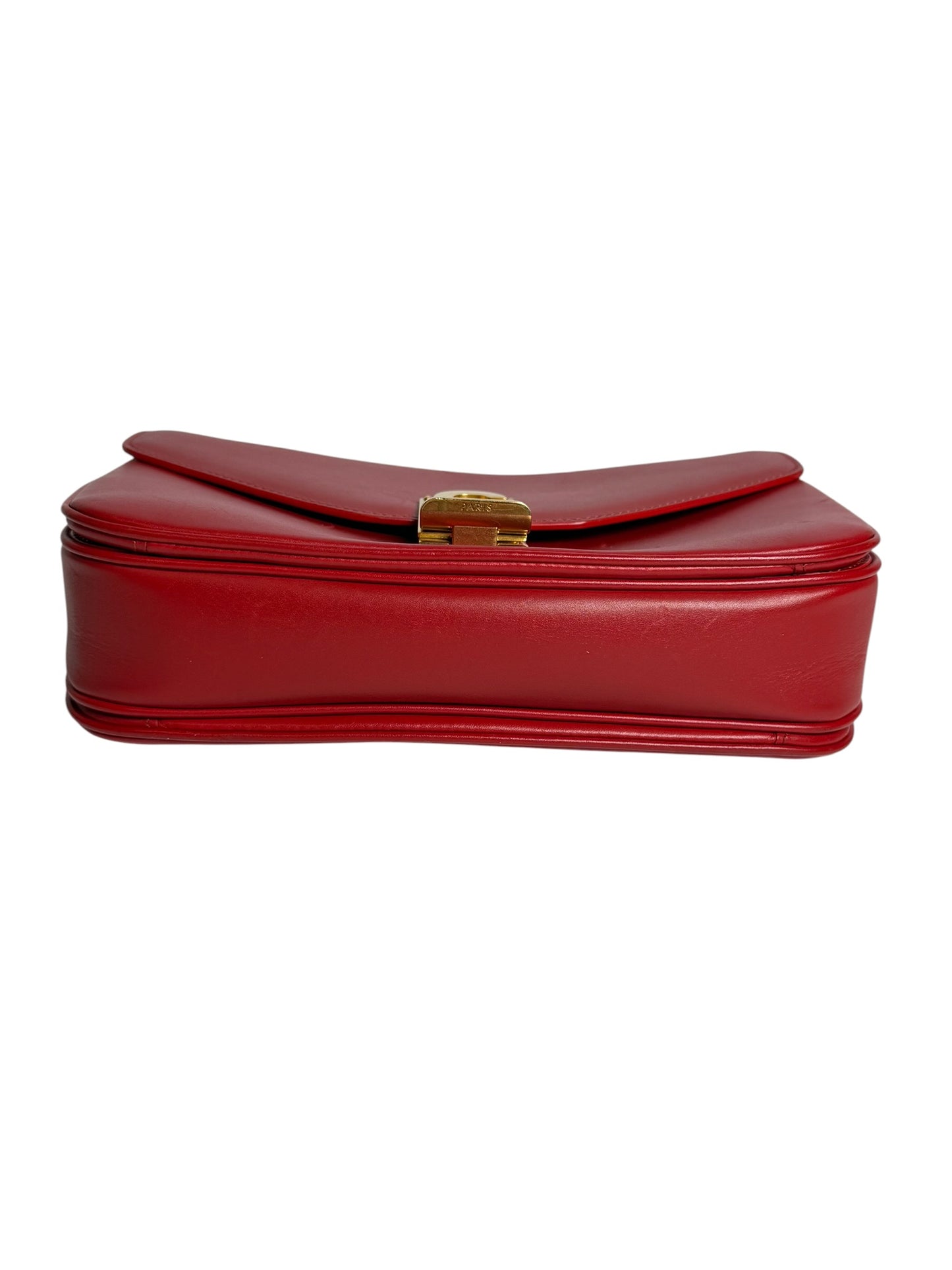 Celine Red Medium C Crossbody T6477