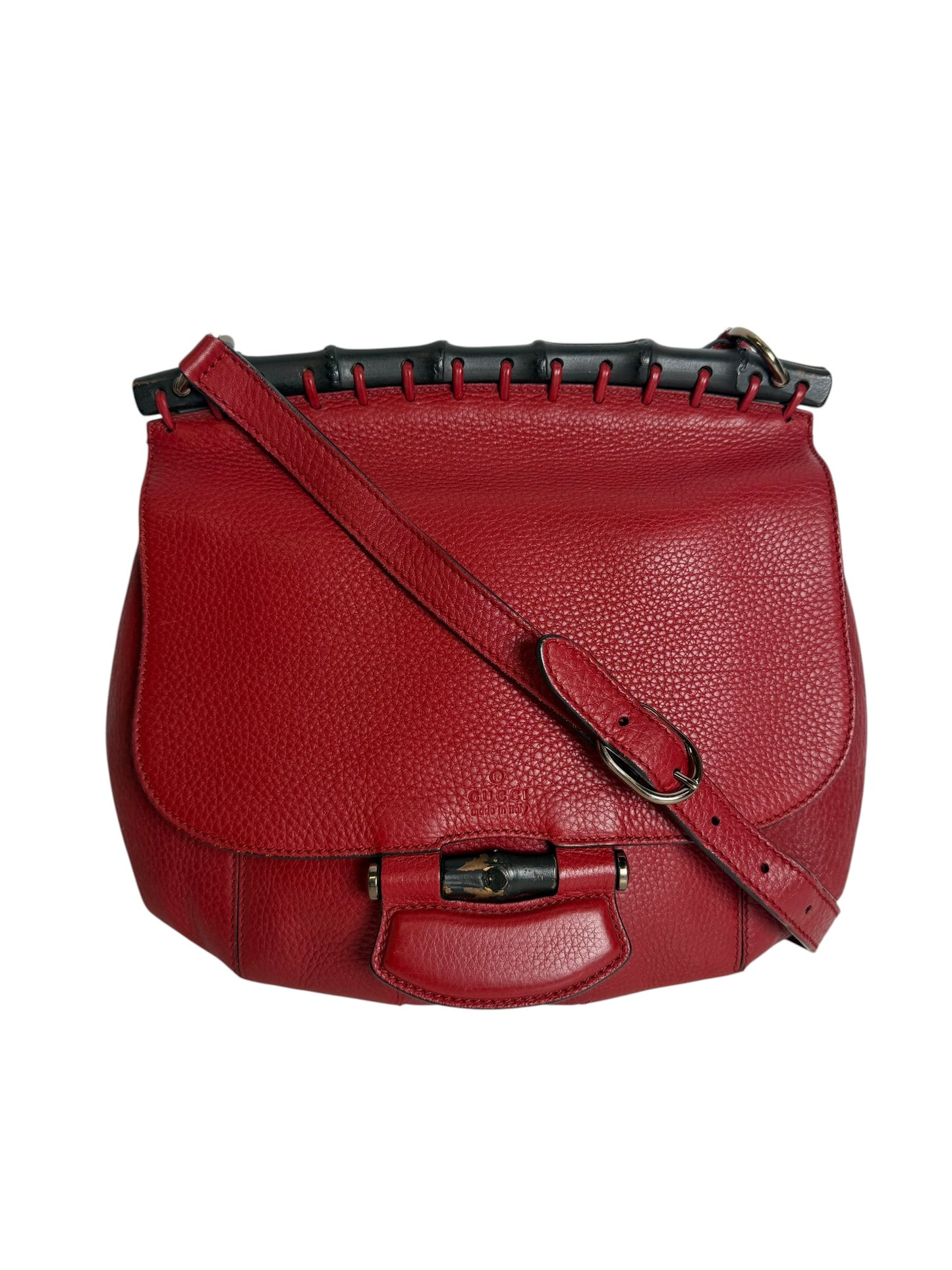 Gucci Red Bamboo Crossbody T6036