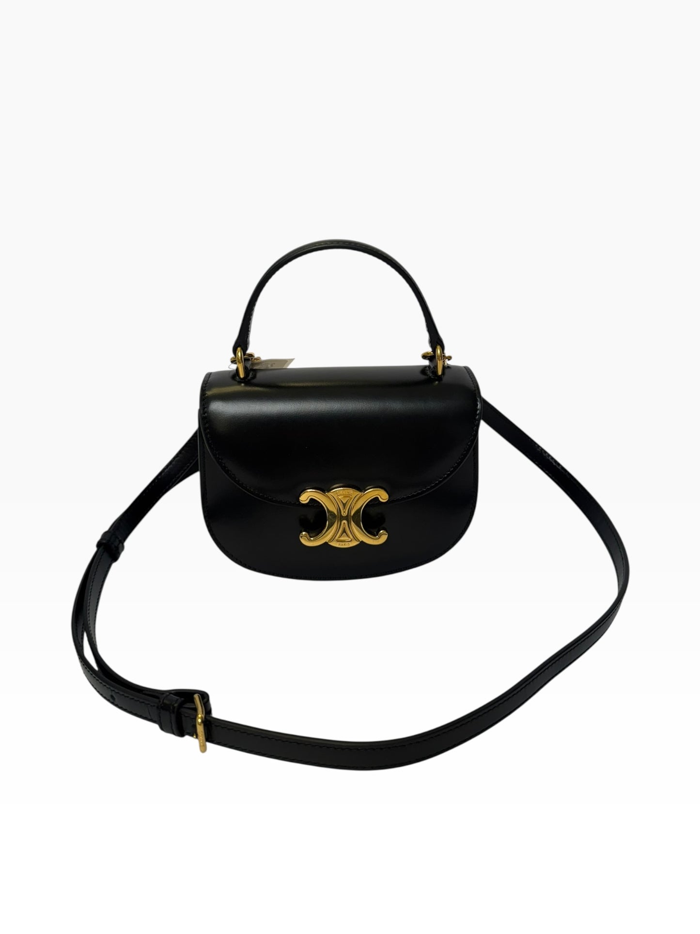 Celine top handle curve flap ghw