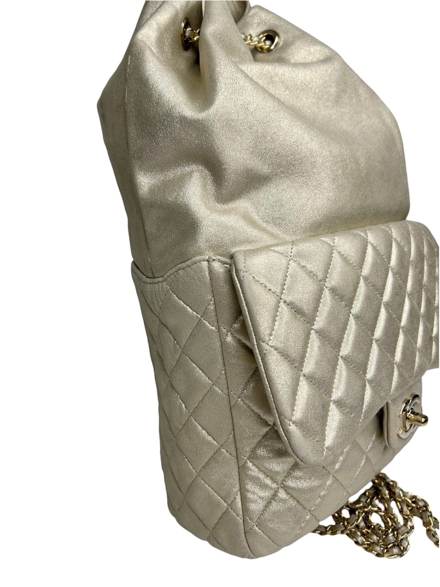 Chanel Small Gold Lambskin In Seoul Backpack T8706