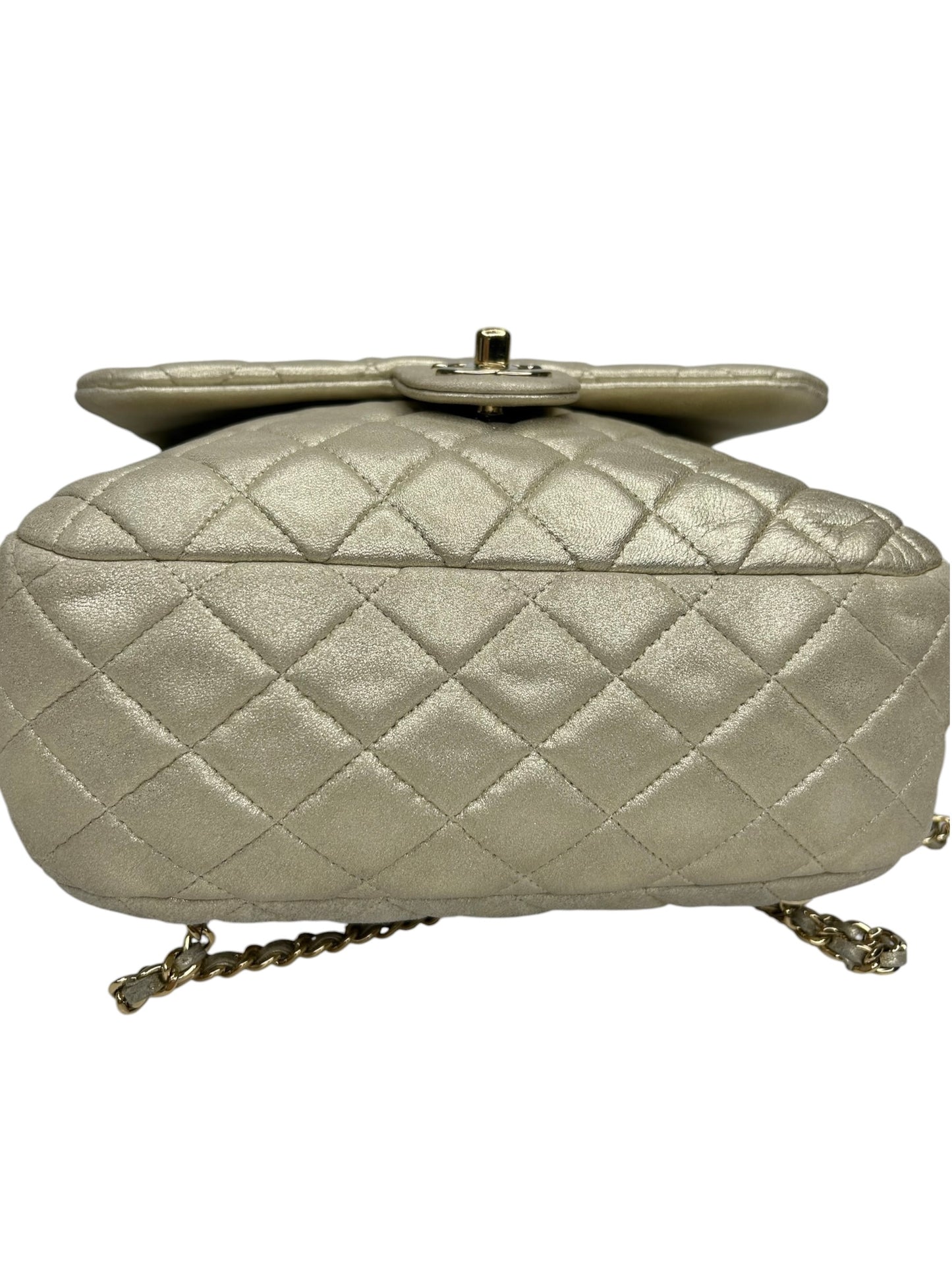 Chanel Small Gold Lambskin In Seoul Backpack T8706
