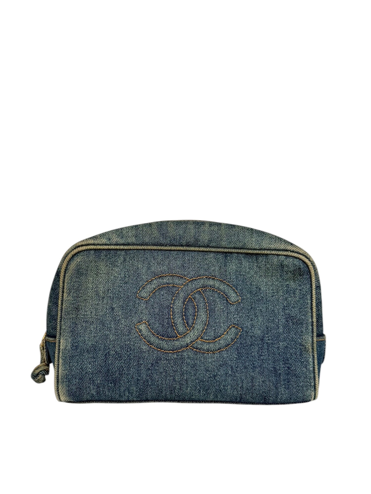 Chanel Denim Cosmetic Pouch