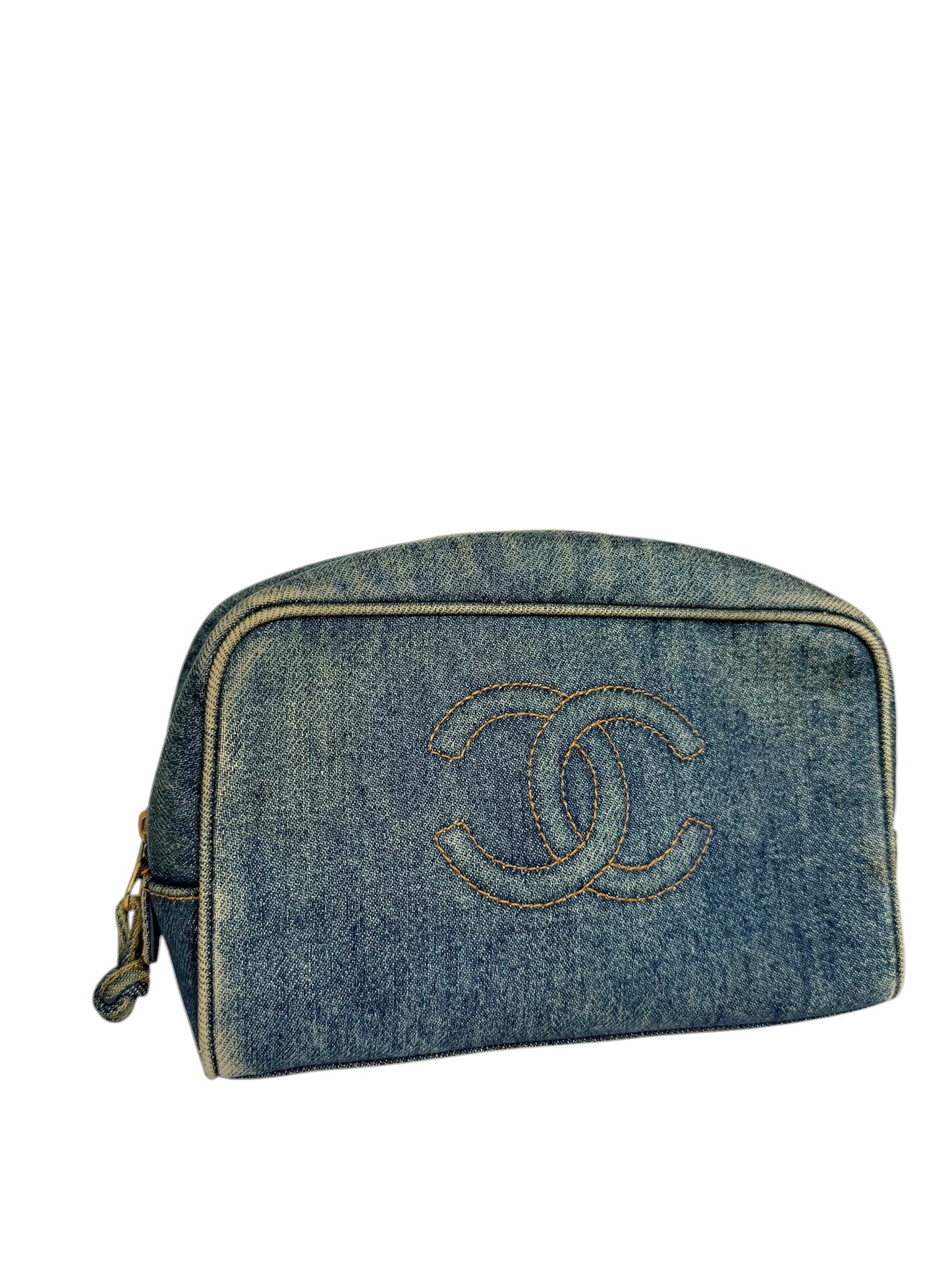 Chanel Denim Cosmetic Pouch