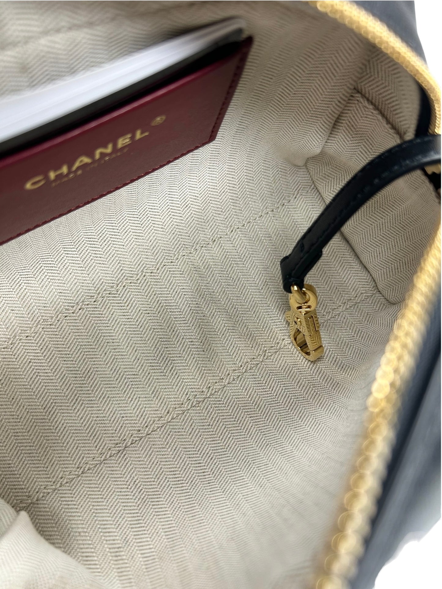 Chanel Black Mini Bowling Bag T8703
