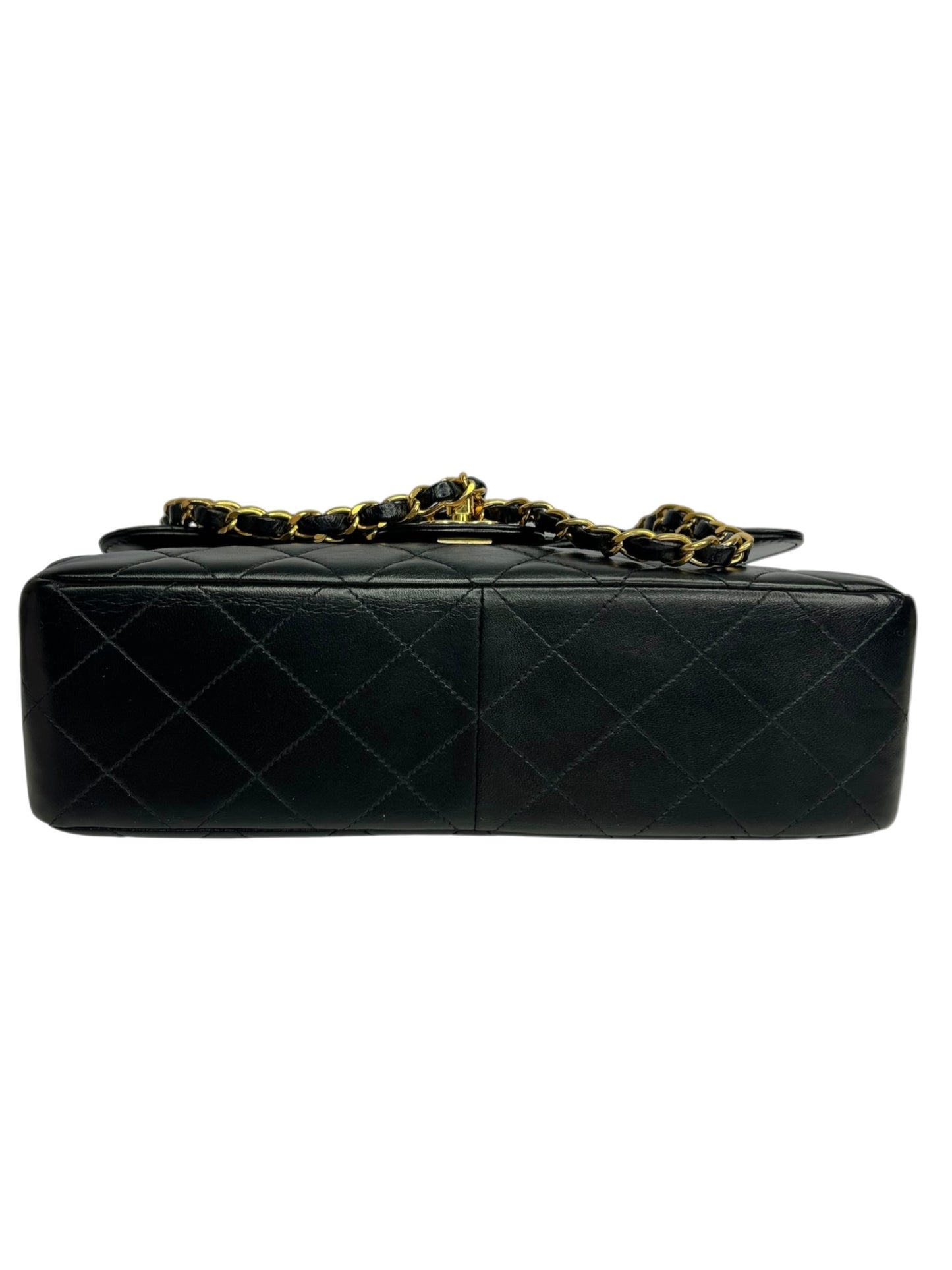 Chanel Vintage Black Medium Double Sided Flap Bag T8727