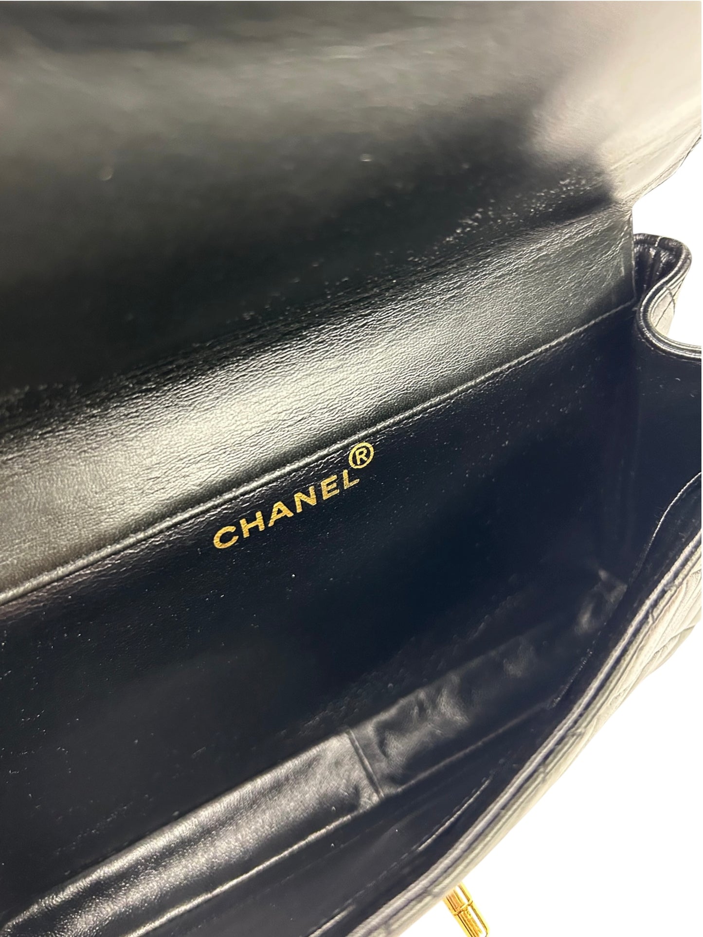 Chanel Vintage Black Medium Double Sided Flap Bag T8727