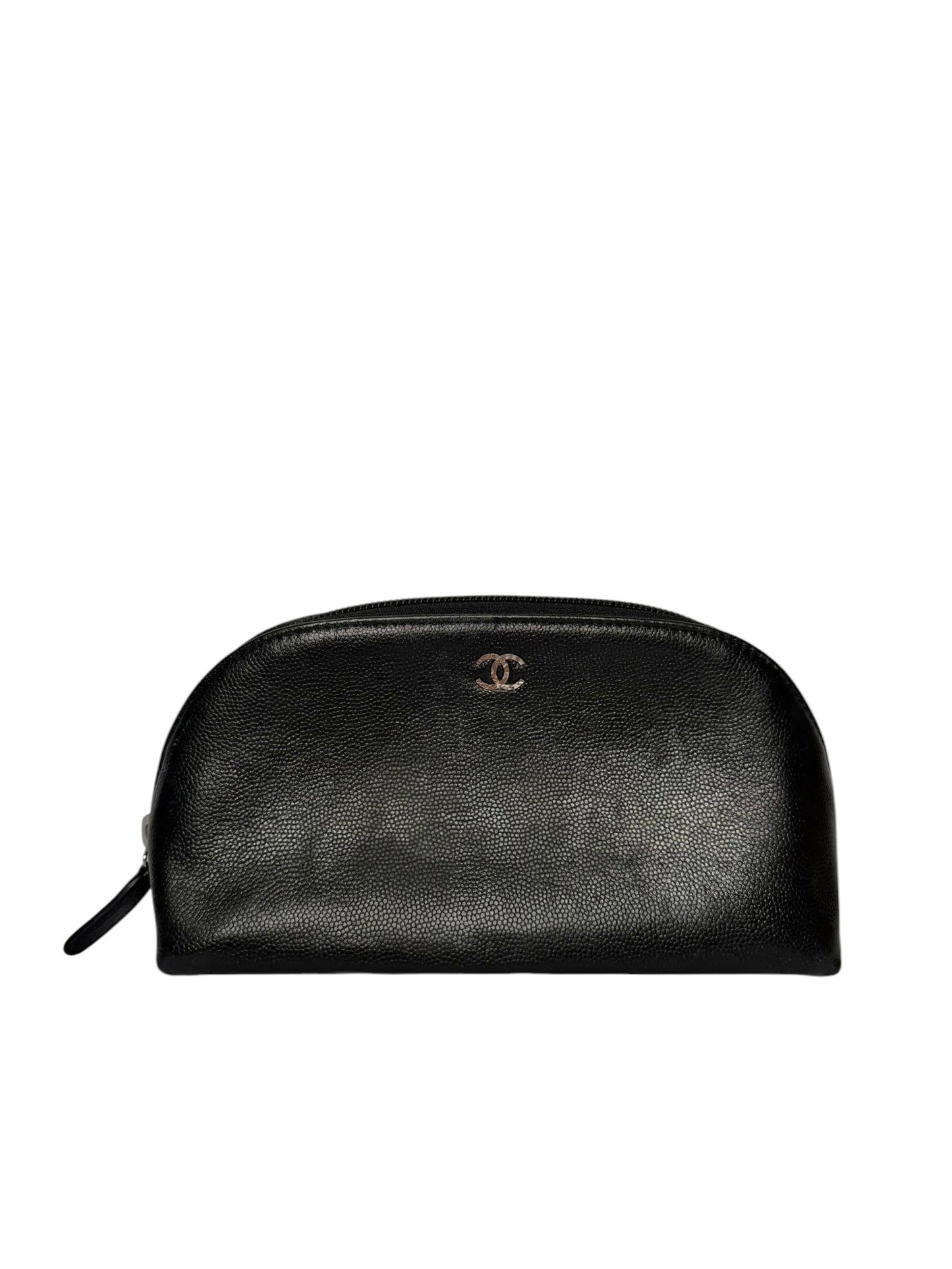 Chanel Black Caviar Cosmetic Pouch