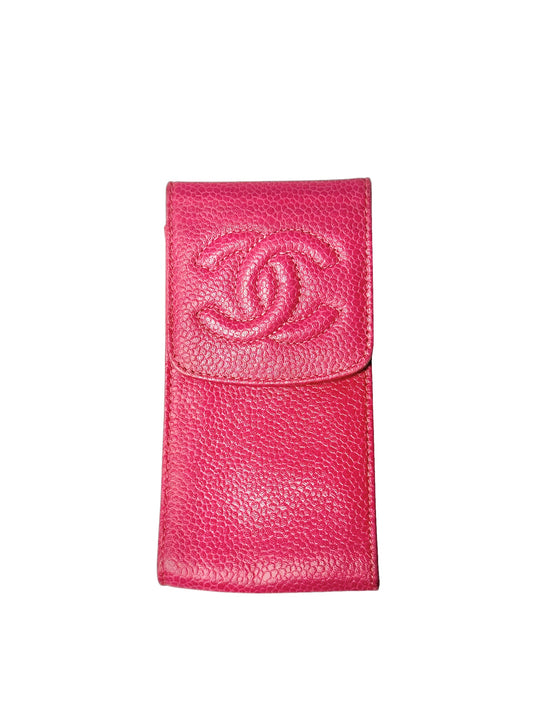 Chanel Pink Caviar Cigarette Case T8184