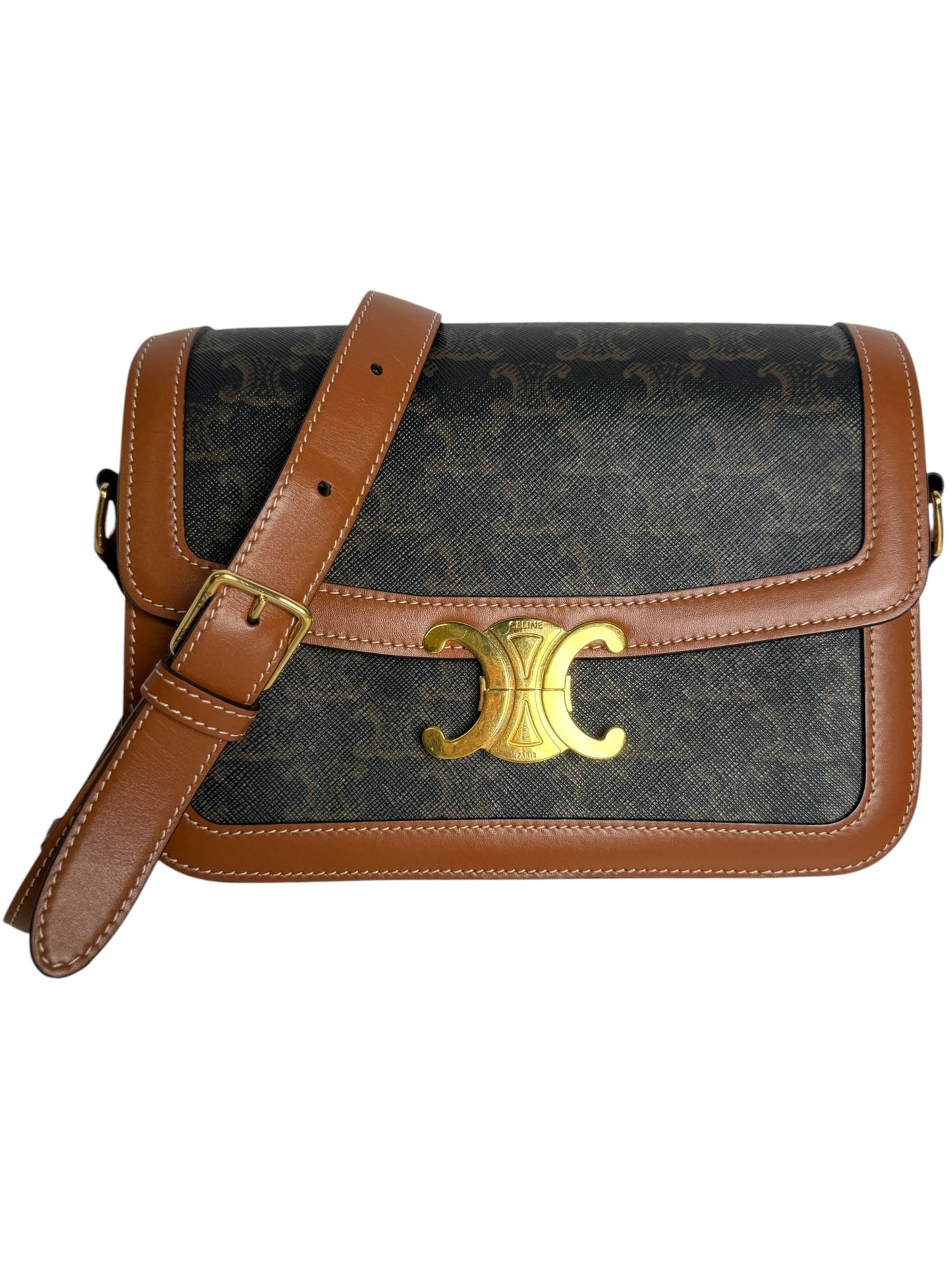 Celine Classique Triomphe Canvas Crossbody T6857
