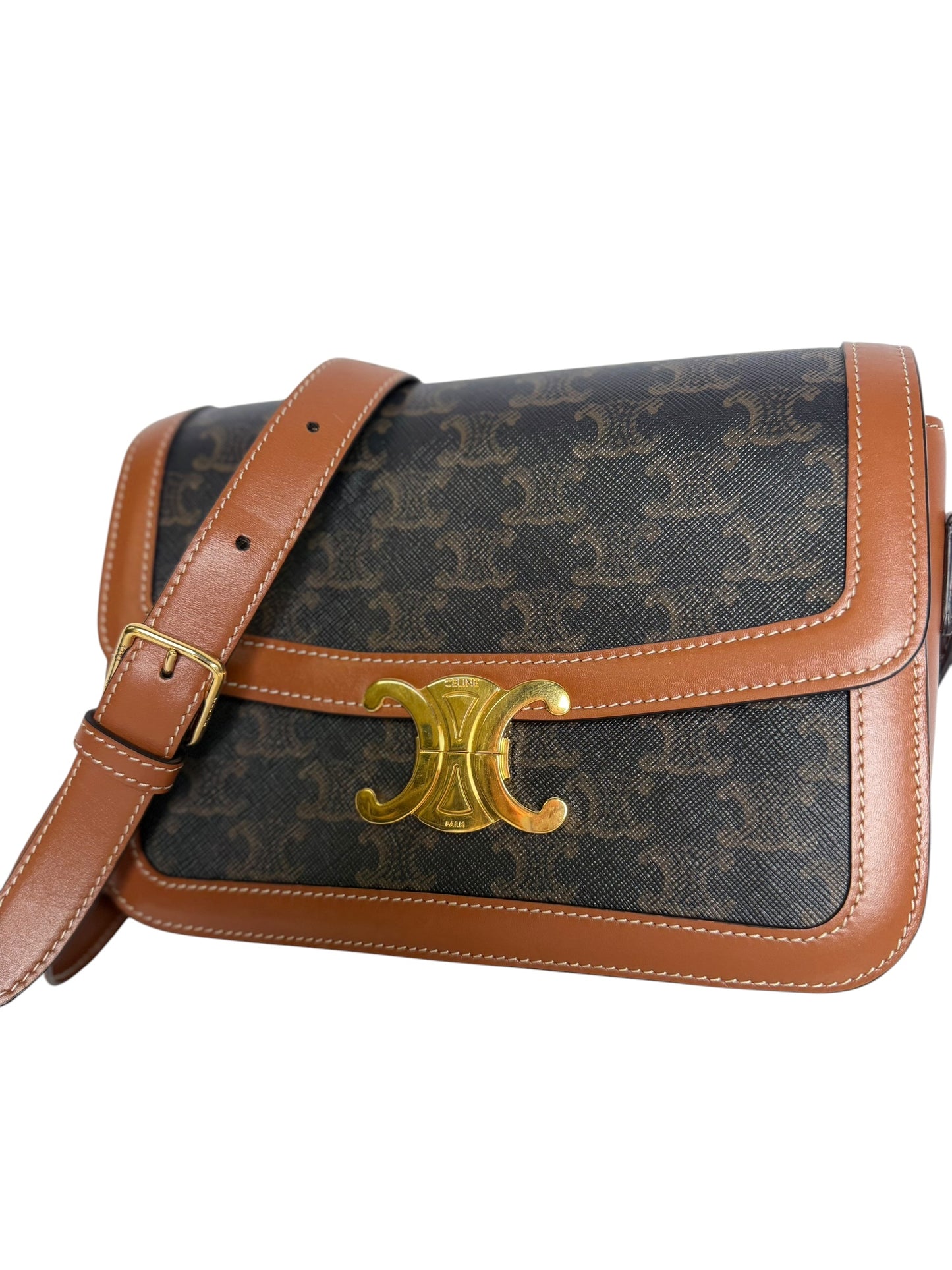 Celine Classique Triomphe Canvas Crossbody T6857