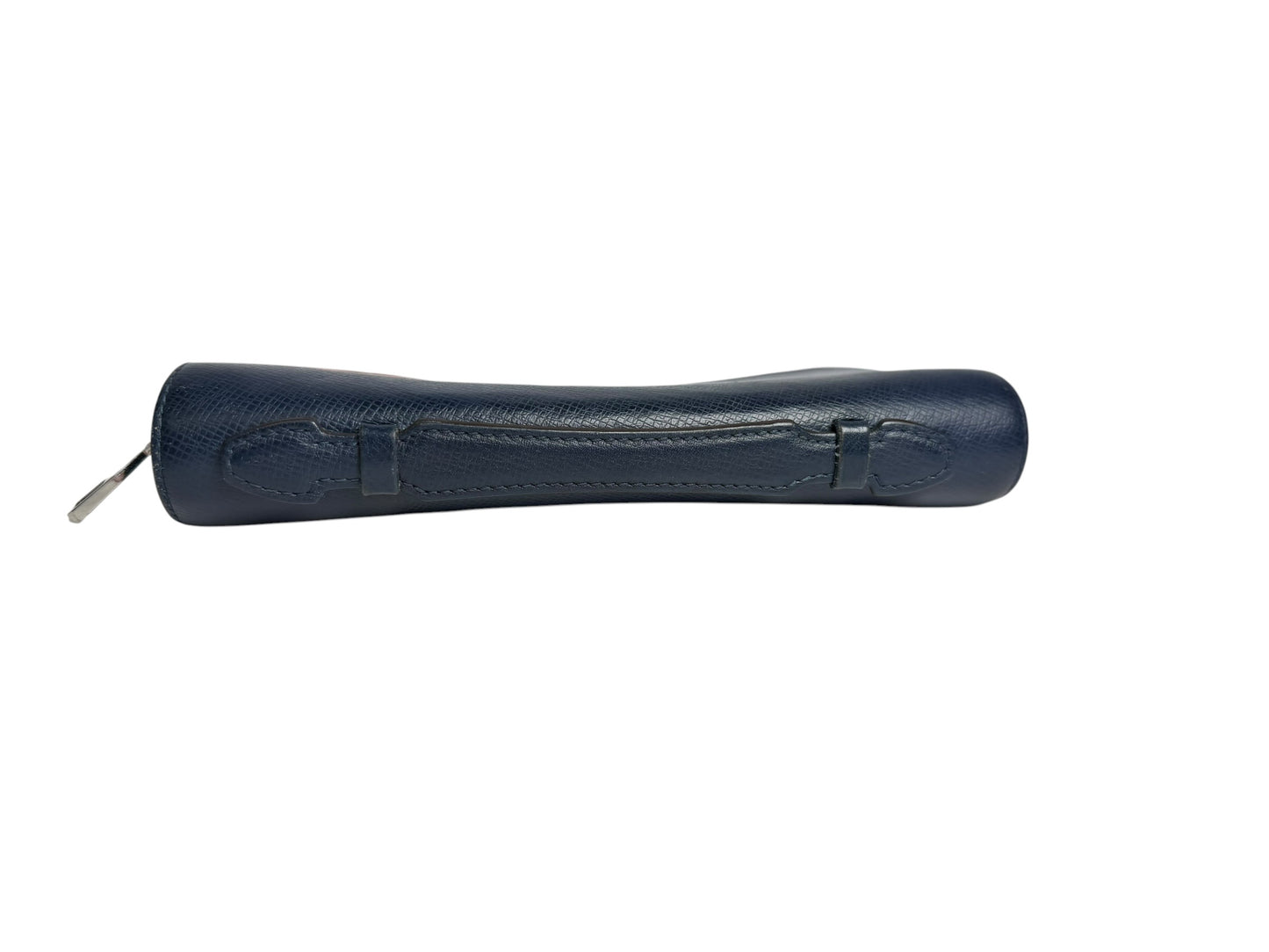 Louis Vuitton XL Blue Taiga Zip Wallet T4218