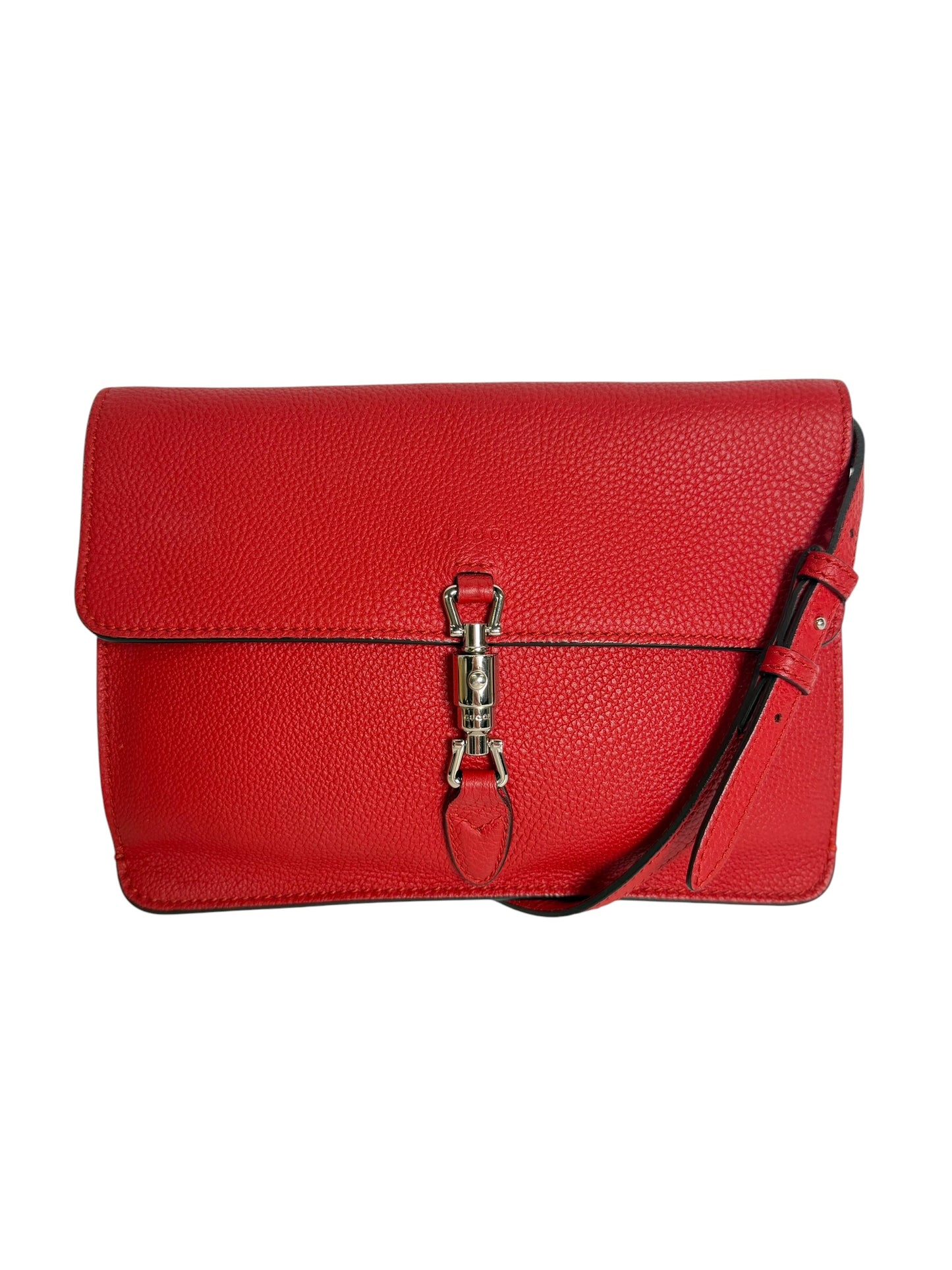Gucci Red Soft Jackie Flap T1037