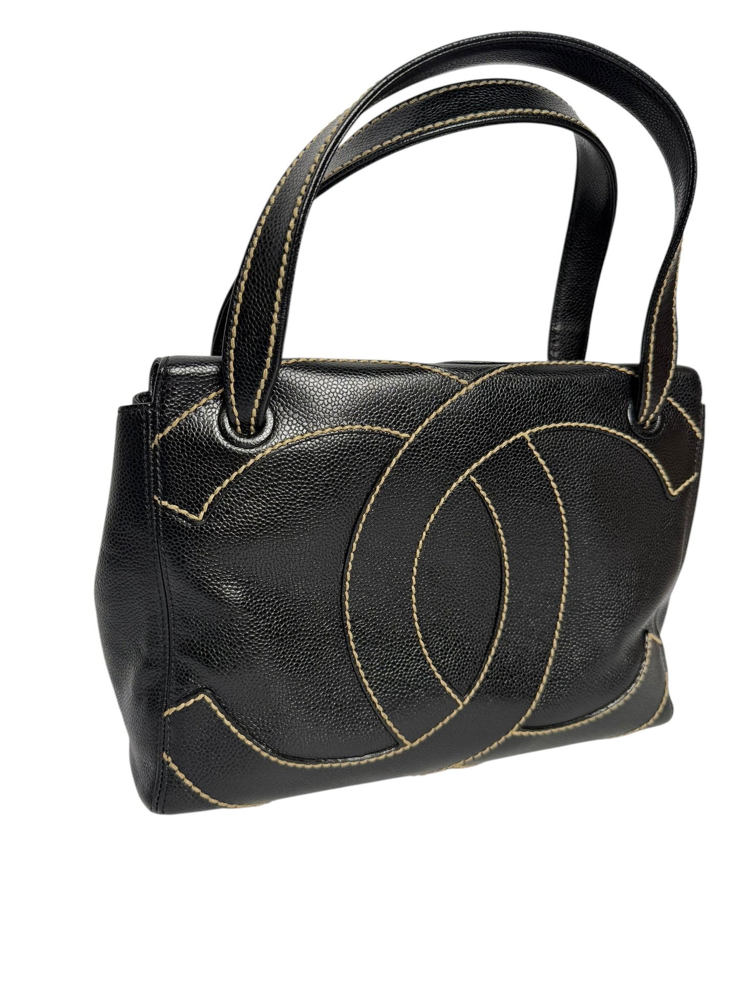 Chanel Surpique CC Medium Tote