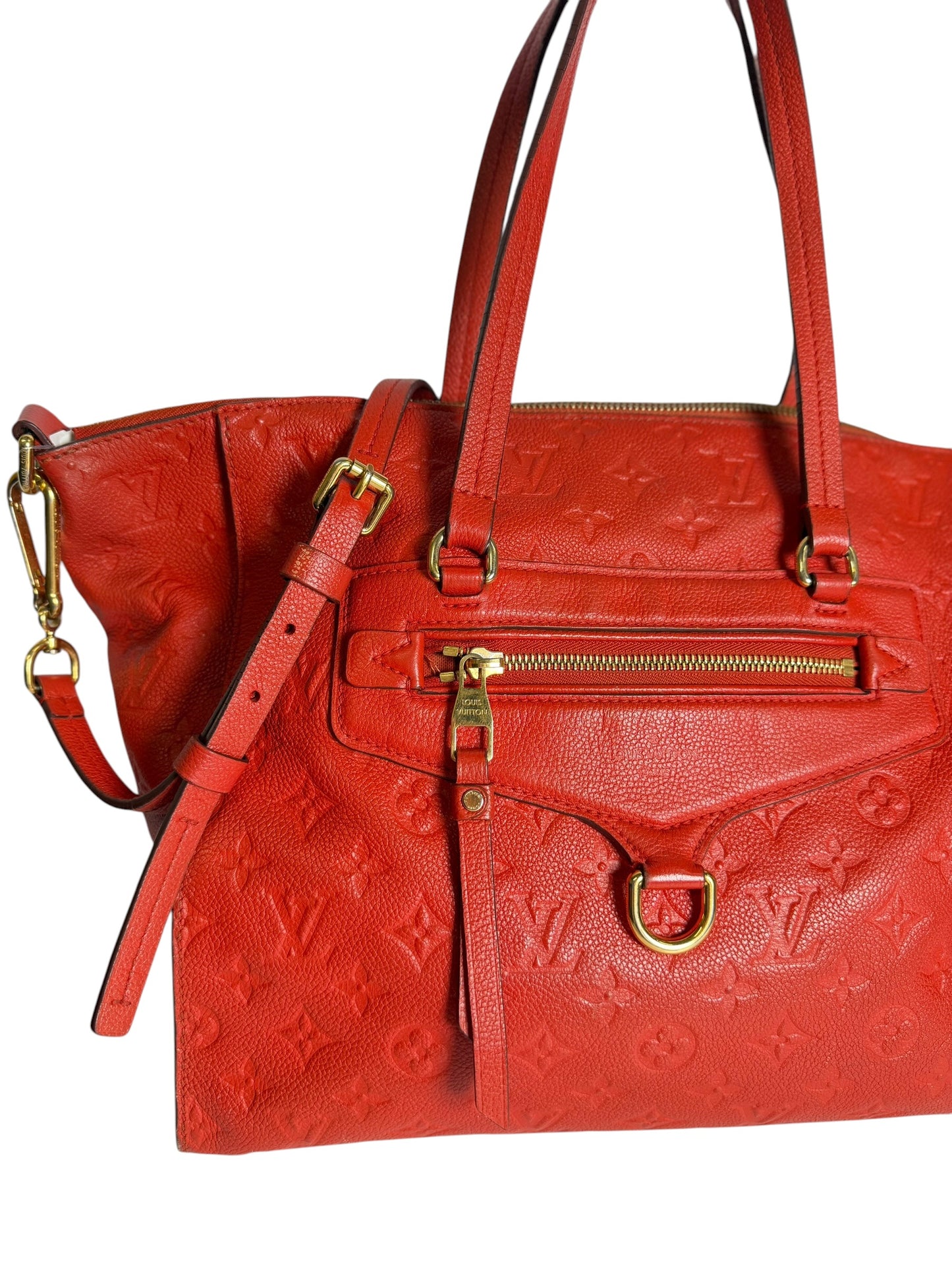 Louis Vuitton Monogram Empreinte Lumineuse PM Red T7948