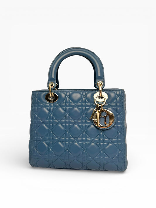 Lady Dior Medium Blue