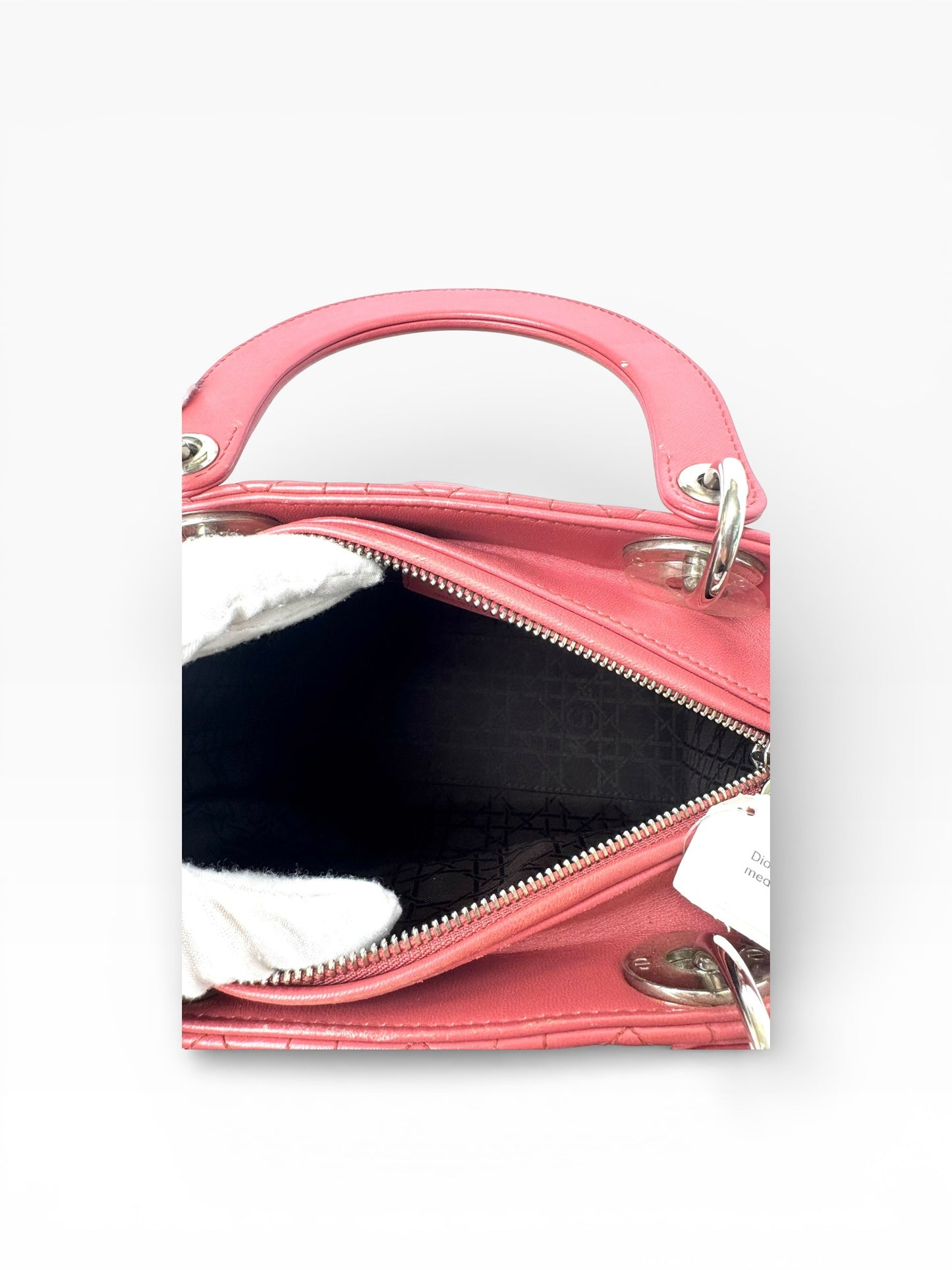 Dior Lady Dior dusty pink medium silver hardware