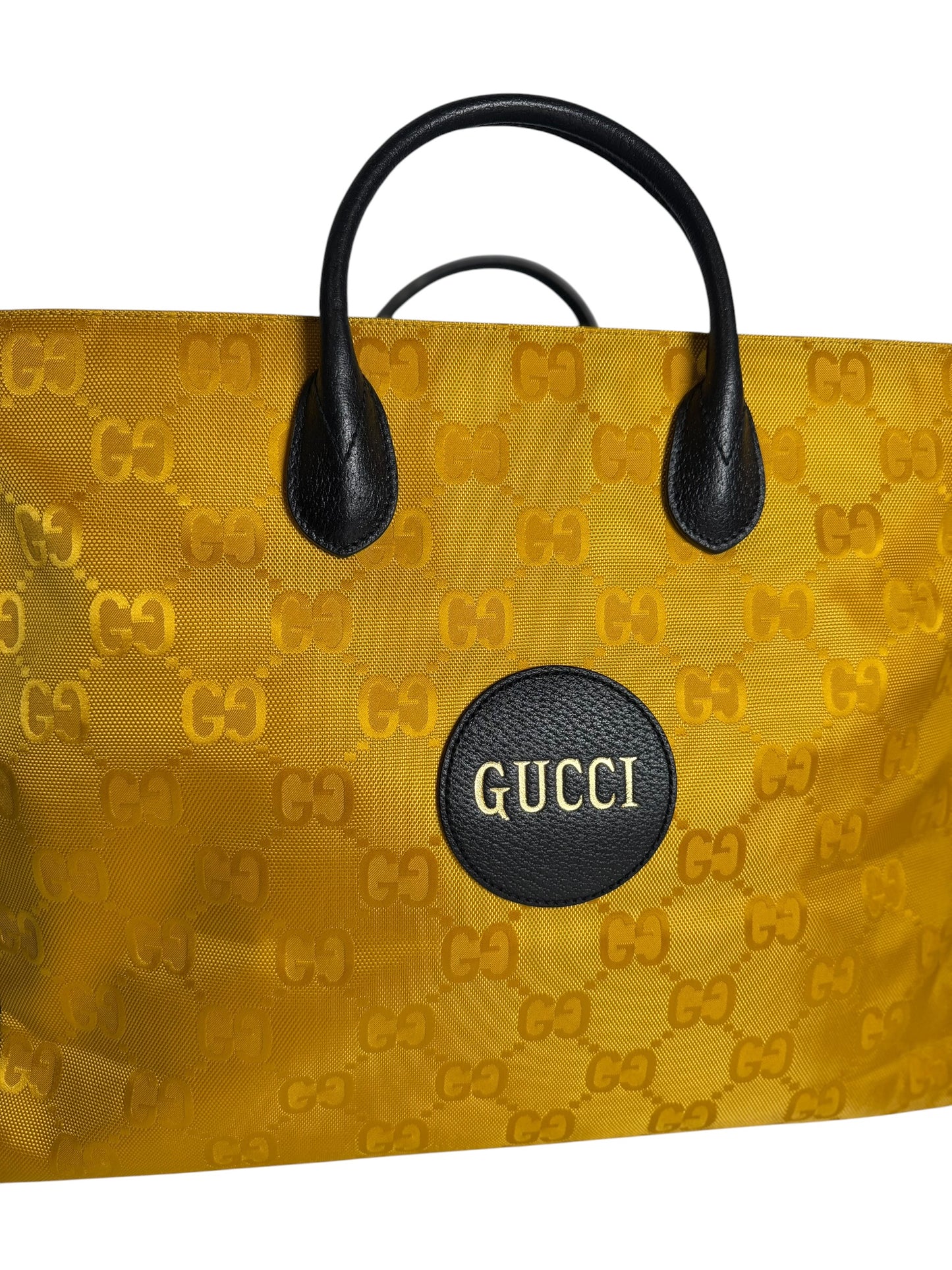 Gucci Yellow Nylon Off The Grid Tote T4246