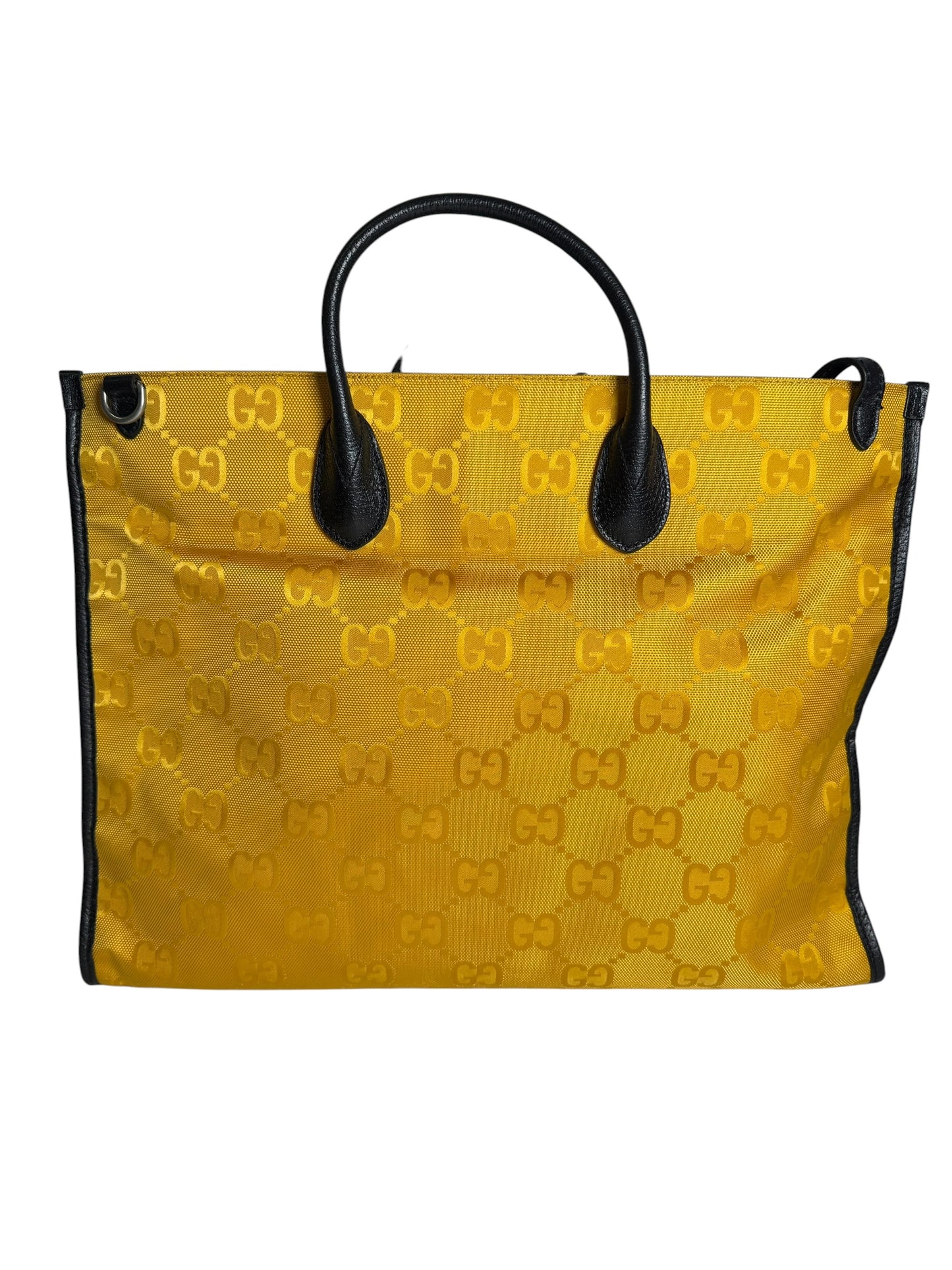 Gucci Yellow Nylon Off The Grid Tote T4246