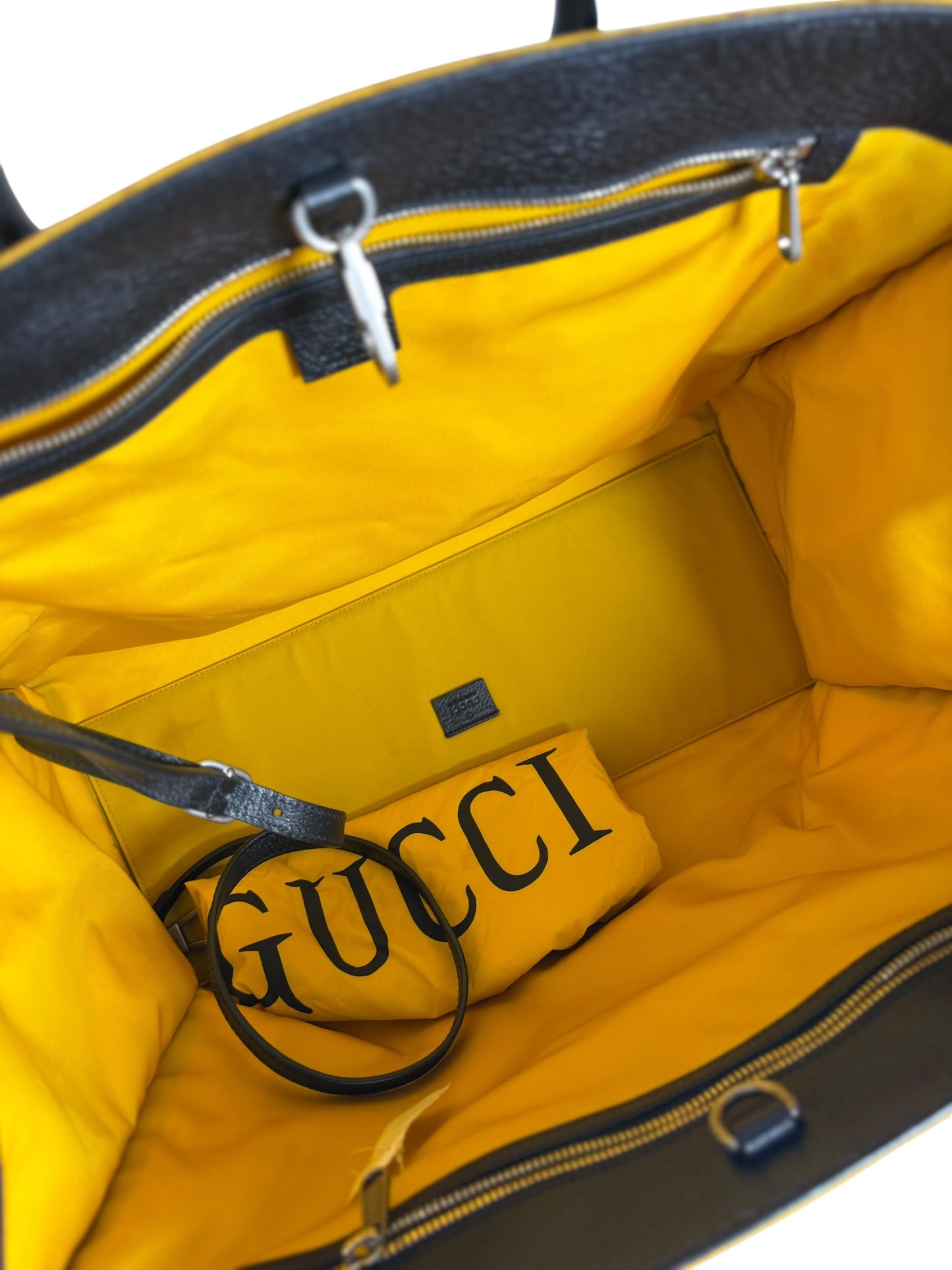 Gucci Yellow Nylon Off The Grid Tote T4246