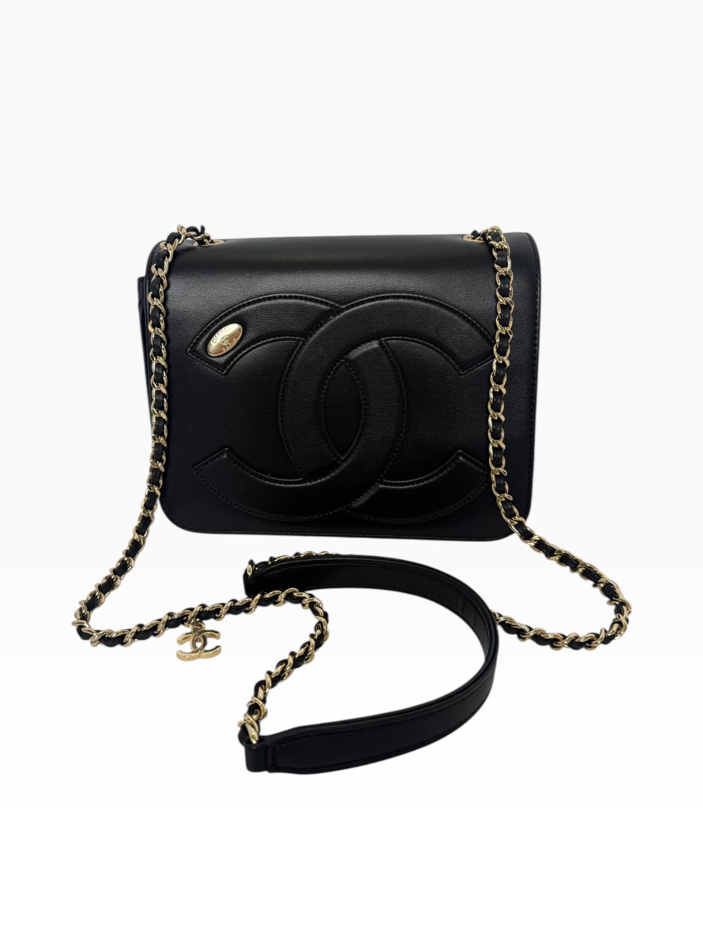 Chanel Timeless CC Black Flap Crossbody