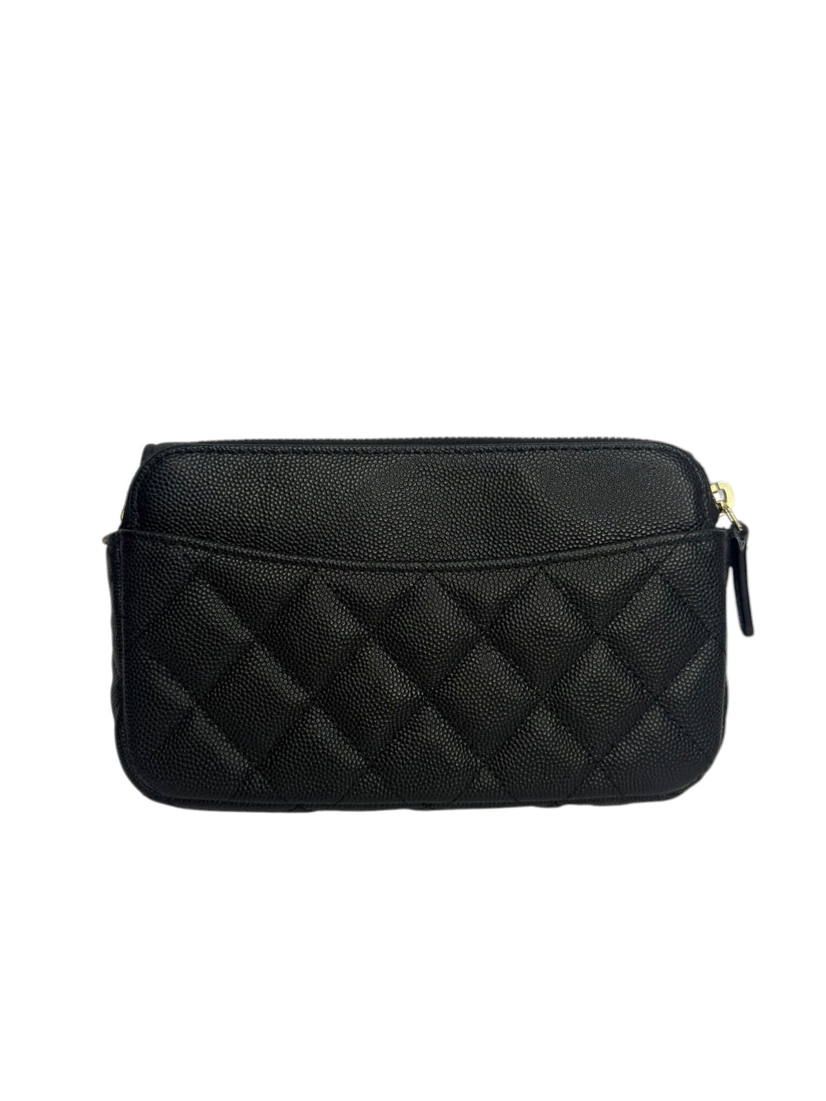 Chanel Black Caviar WOC GHW T9159