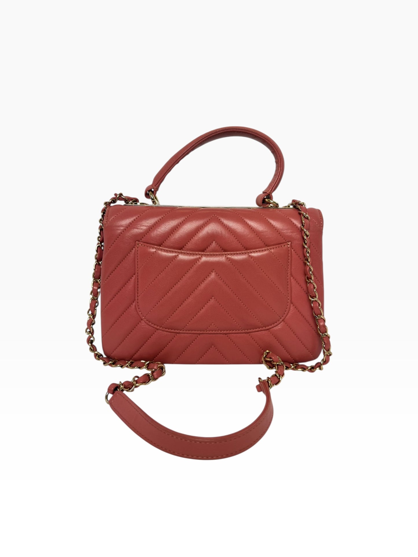 Chanel Trendy CC Chevron Small Pink