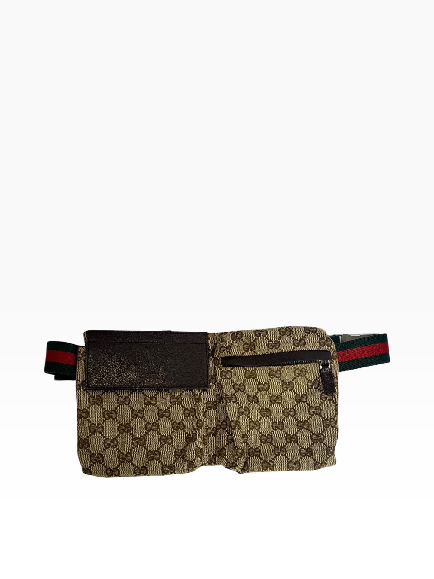 Gucci Vintage Canvas Belt Bag Fanny Pack