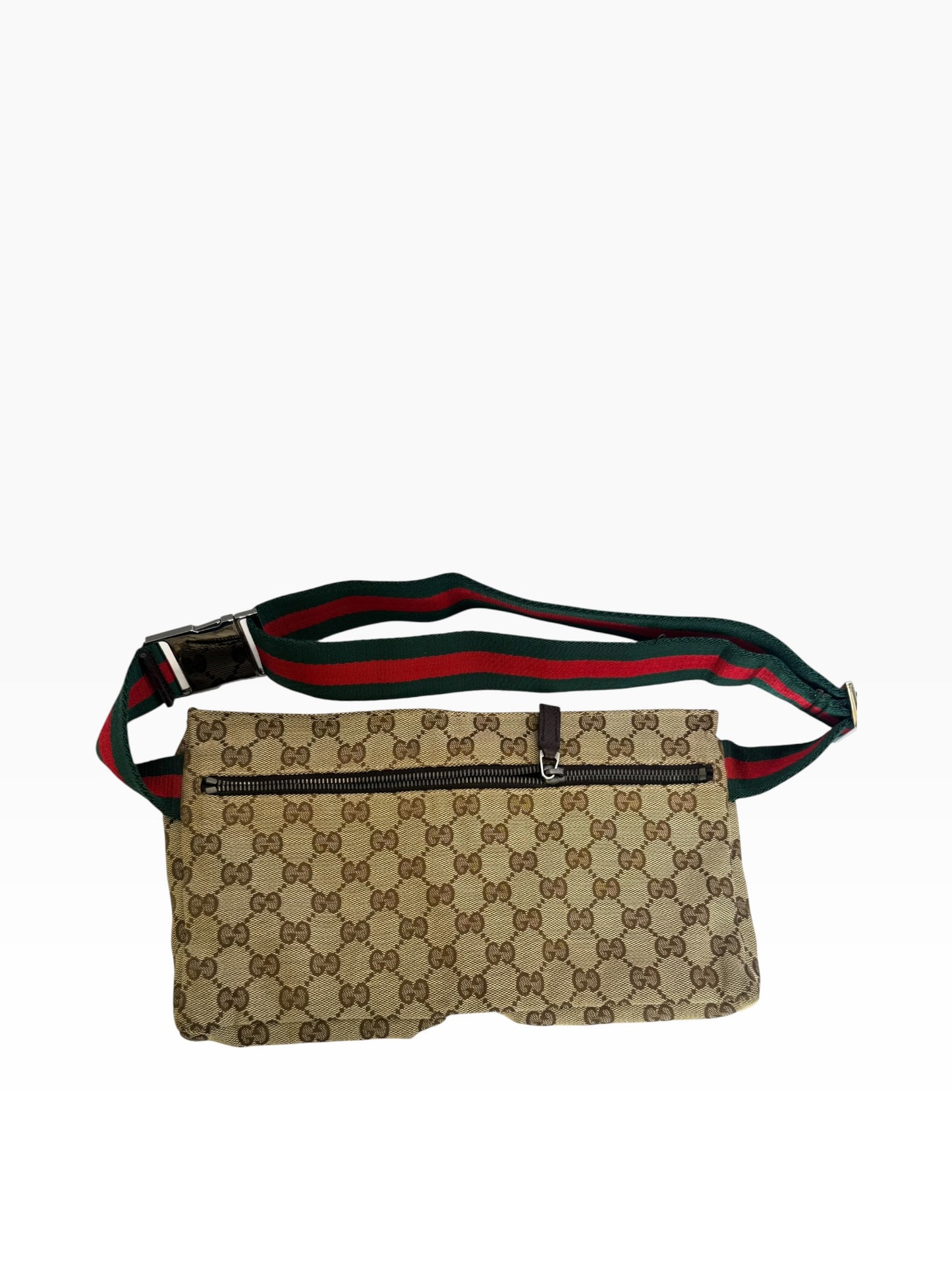 Gucci Vintage Canvas Belt Bag Fanny Pack