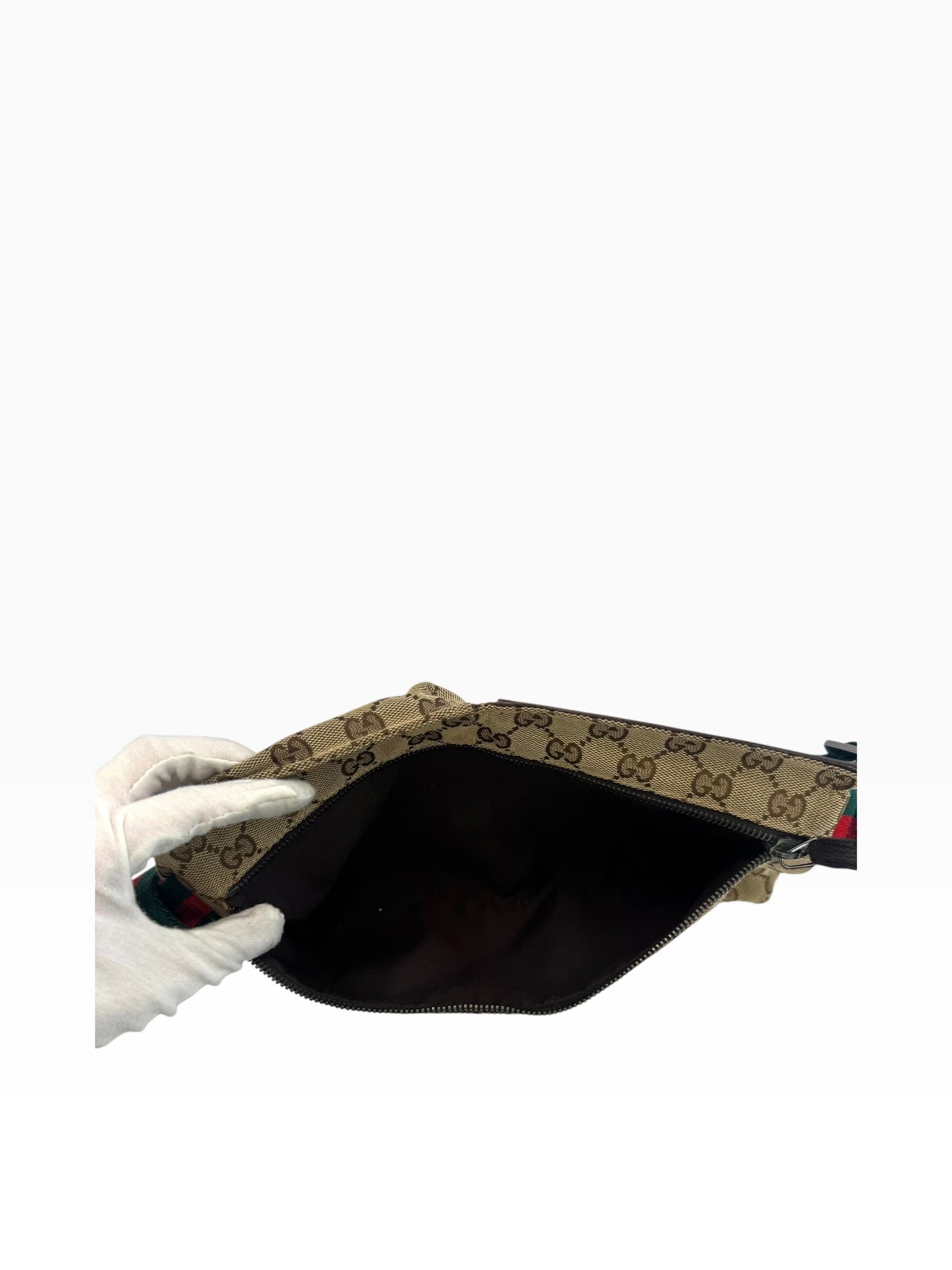 Gucci Vintage Canvas Belt Bag Fanny Pack