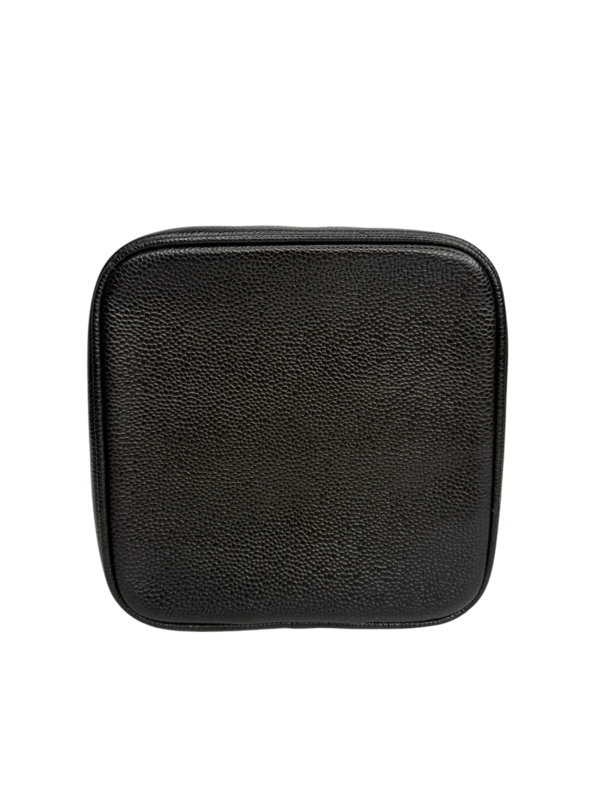 Chanel Vintage Black Caviar Cosmetic Case T9157