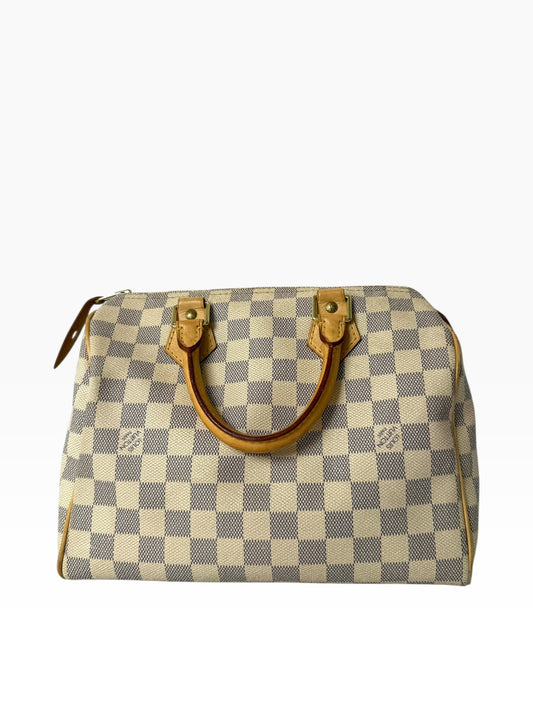 Louis Vuitton Damier Speedy 25 White