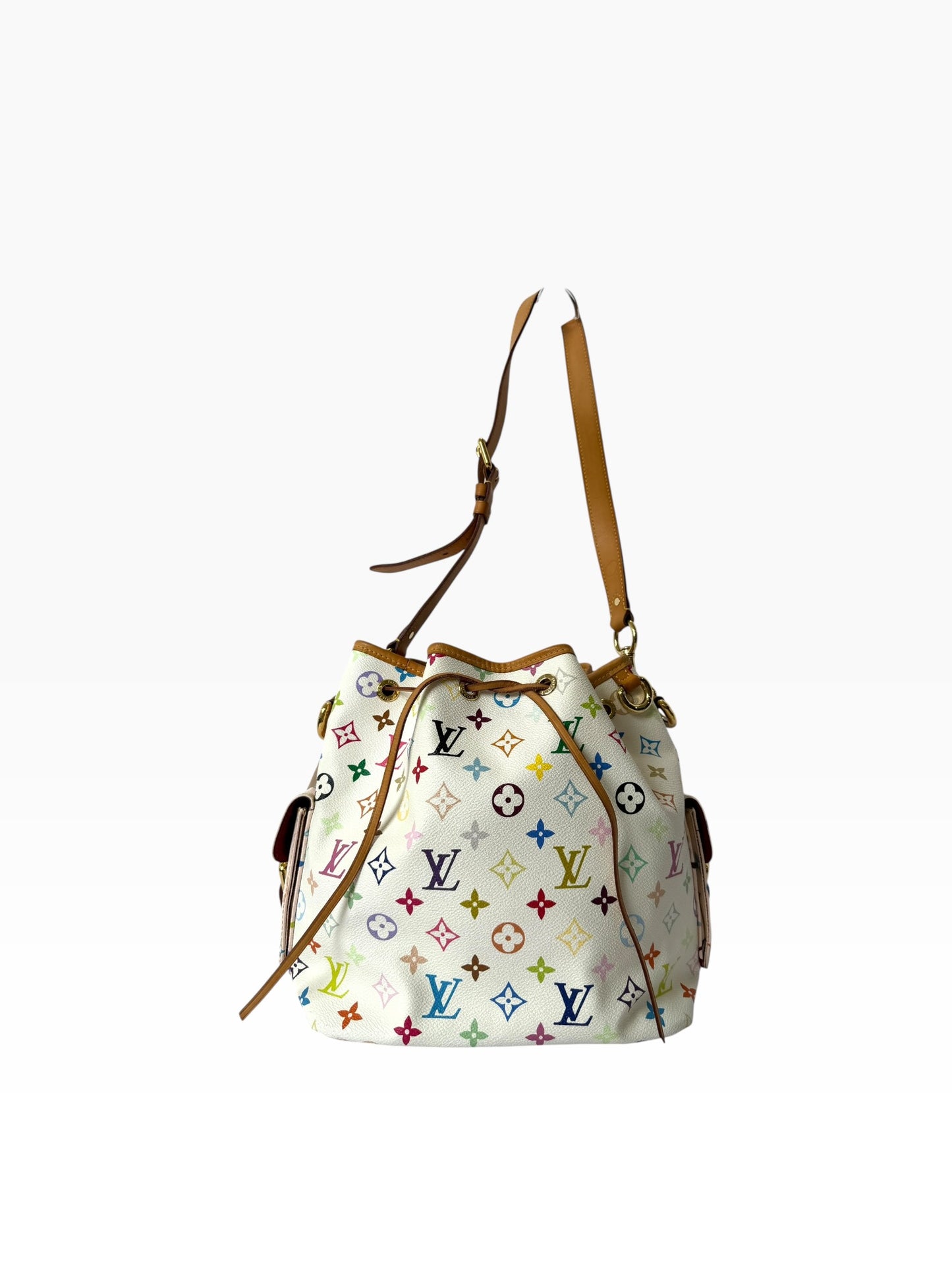 Louis Vuitton White Multicolor Murakami Noe