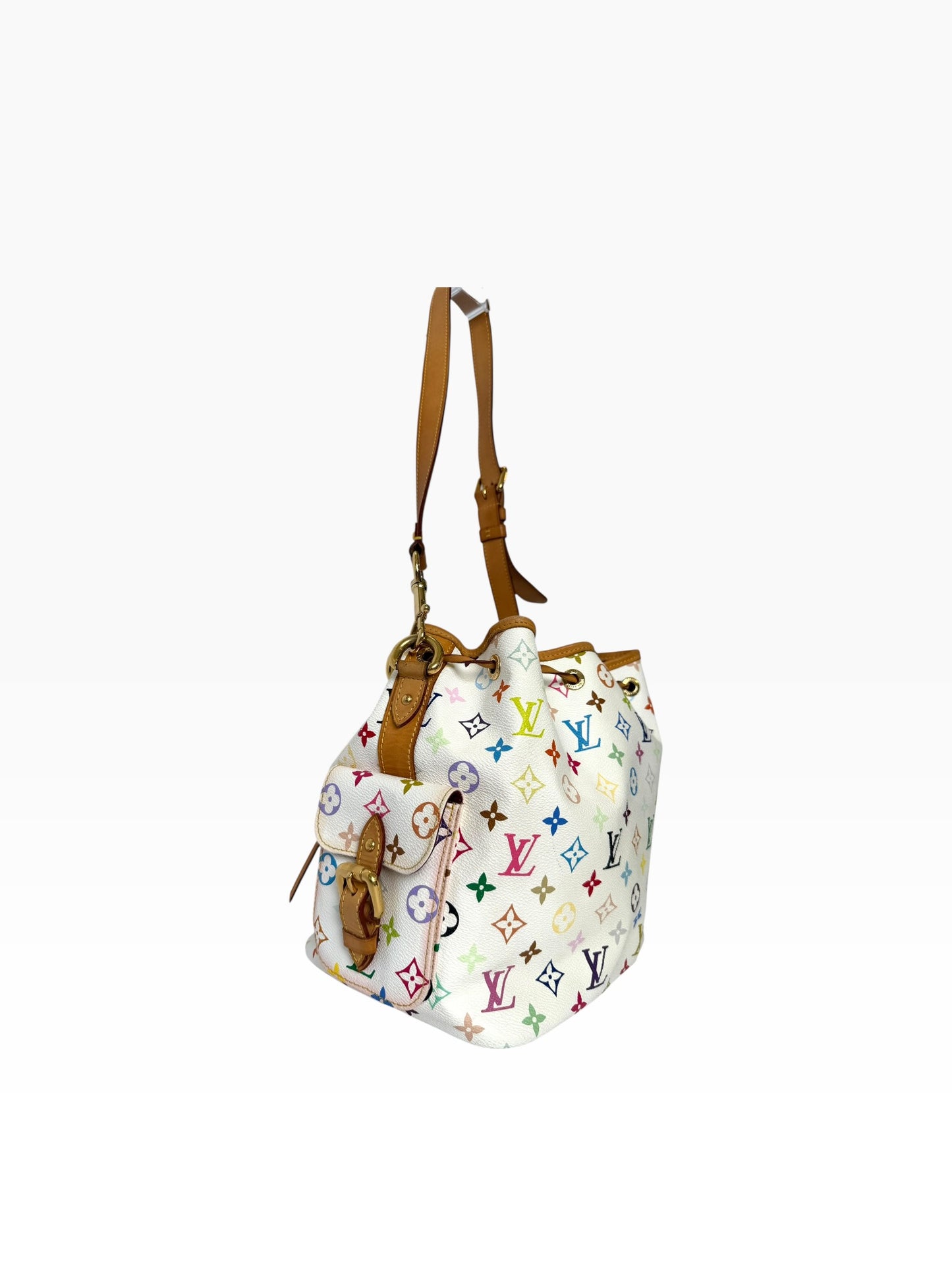 Louis Vuitton White Multicolor Murakami Noe