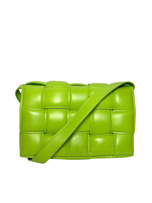 Bottega Veneta Green Padded Leather Cassette T8172