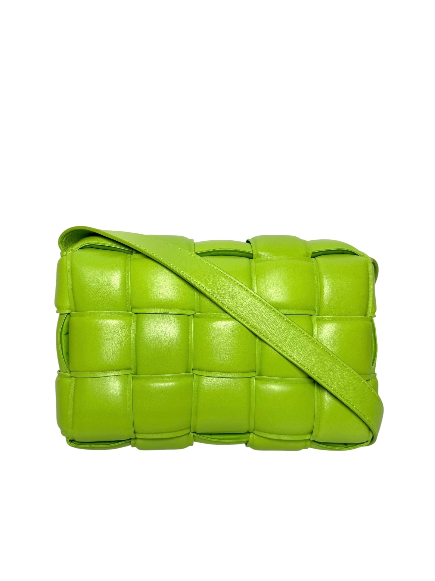 Bottega Veneta Green Padded Leather Cassette