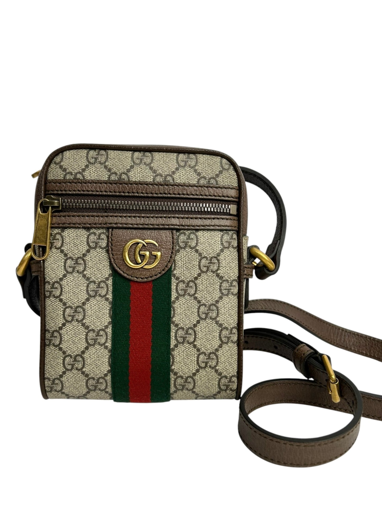 Gucci Ophidia Coated Canvas Mini GG Crossbody T8817