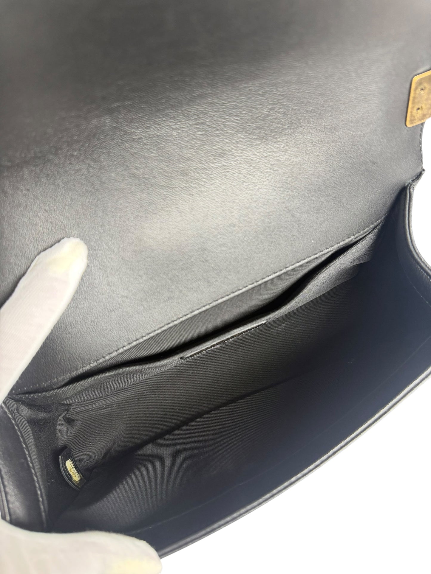 Chanel Medium Crest Embellished Boy Bag T7456