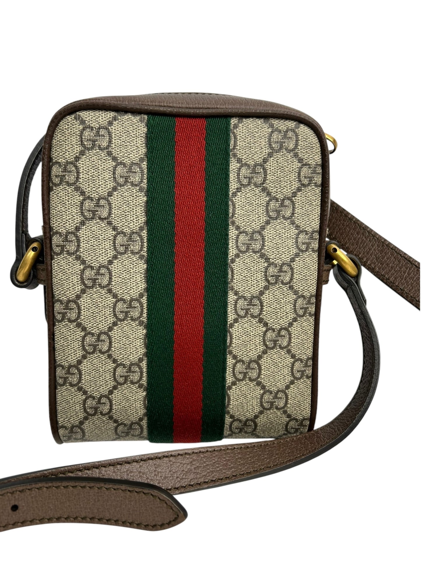 Gucci Ophidia Coated Canvas Mini GG Crossbody T8817