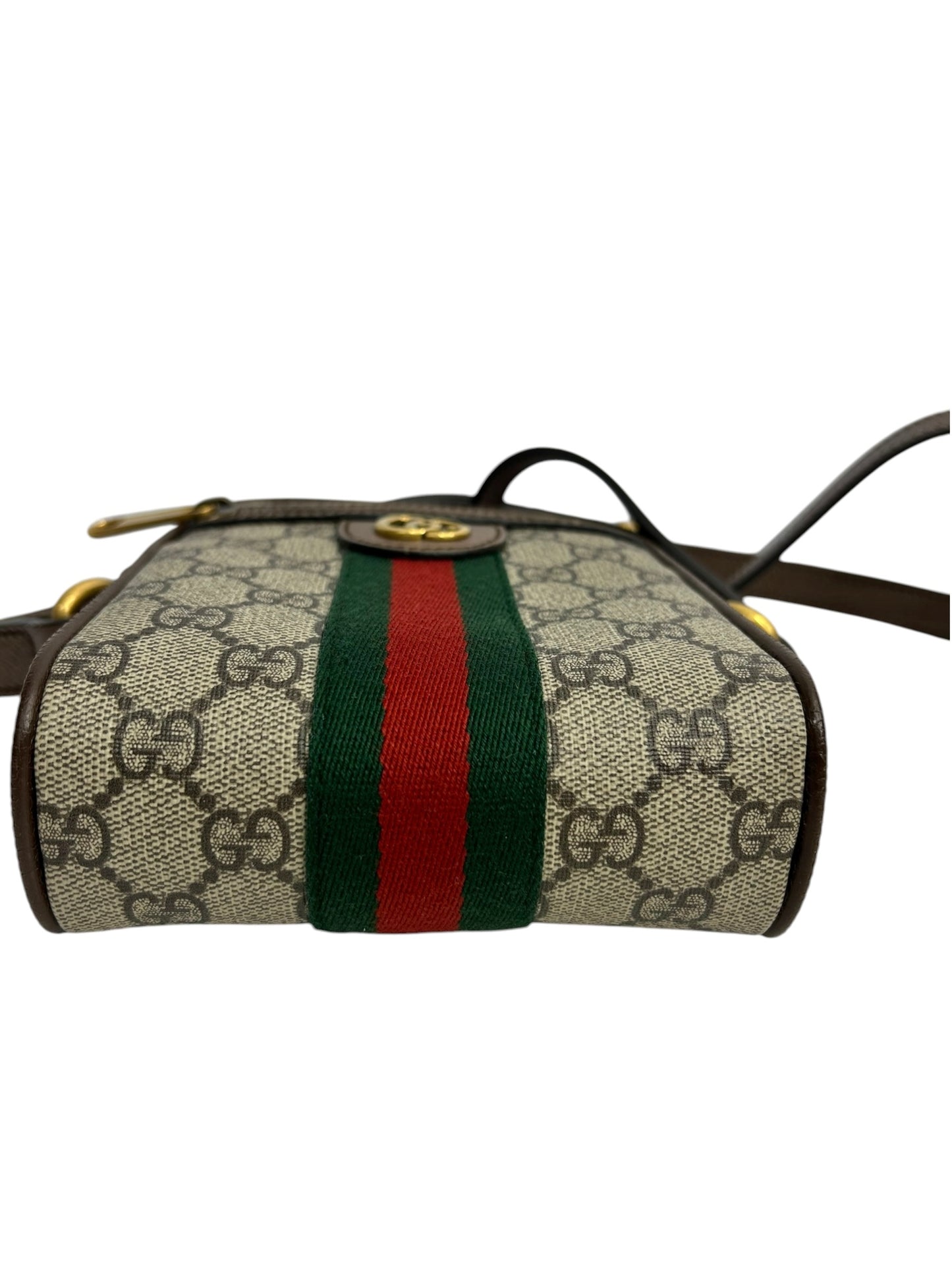 Gucci Ophidia Coated Canvas Mini GG Crossbody T8817
